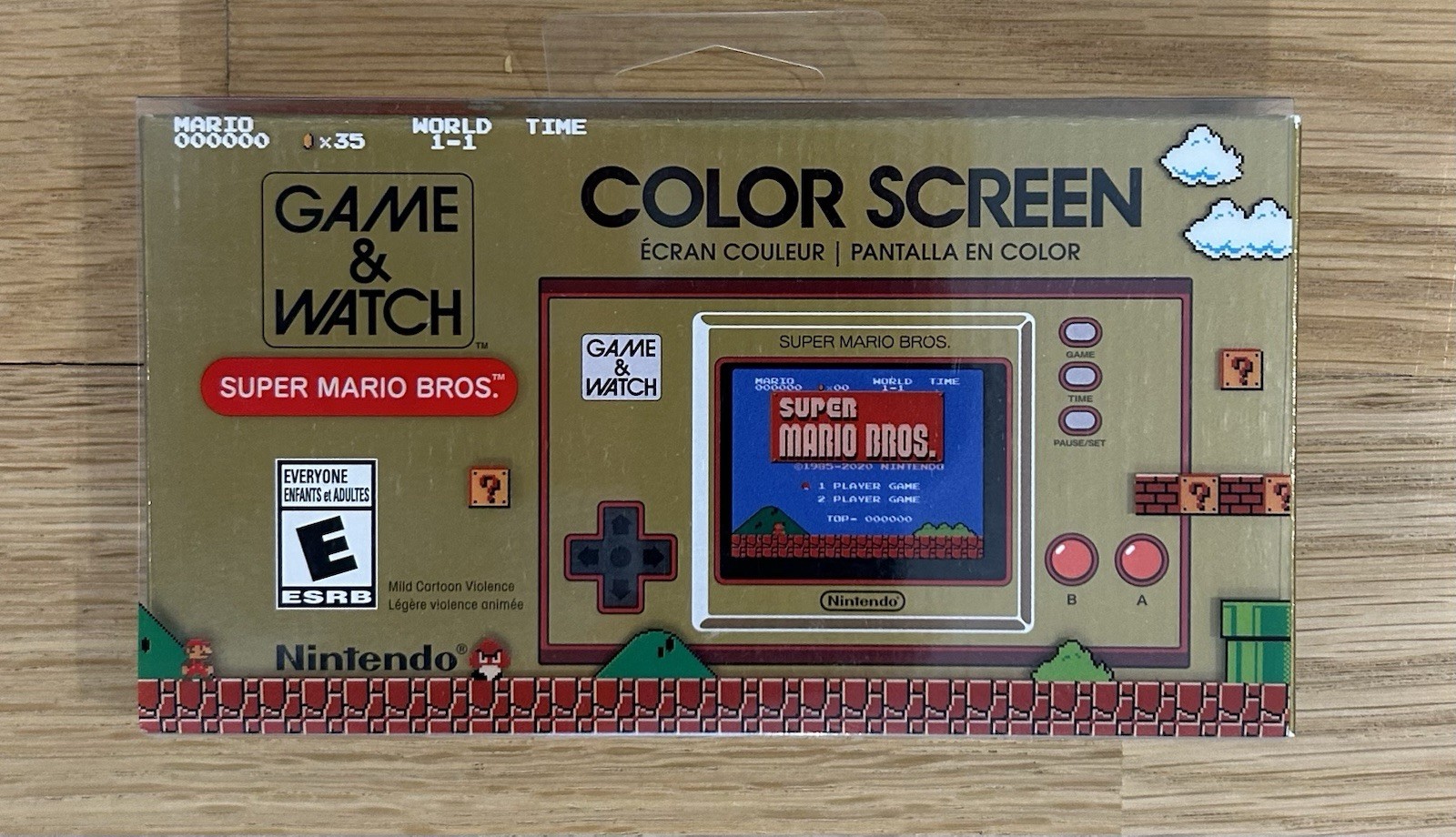 NEW Nintendo Game and Watch Super Mario Bros Color Handheld 35th Anniversary