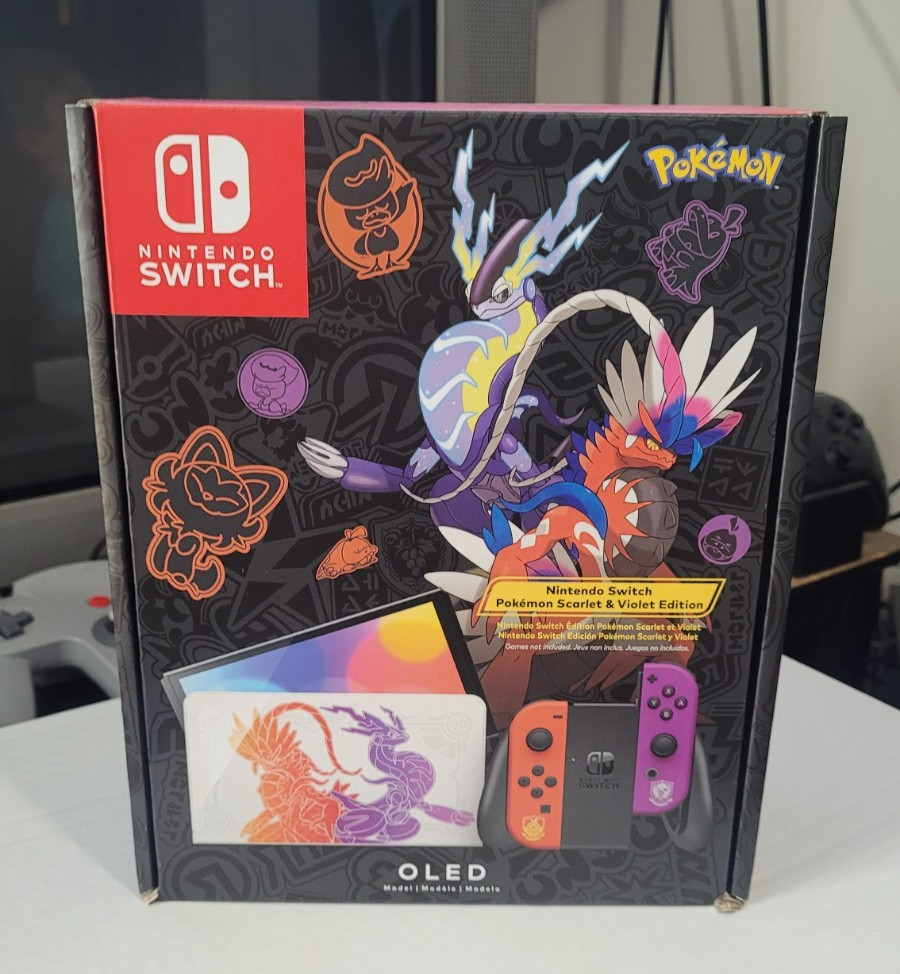 Nintendo Switch (OLED Model) HEG-001 Pokémon Scarlet & Violet Edition – 64GB…