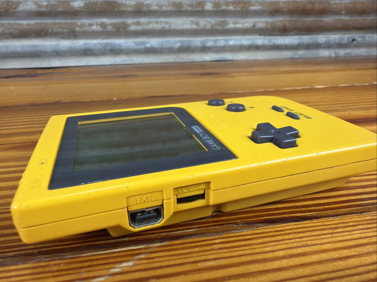 Nintendo Game Boy Pocket Yellow Model MGB-001 Non-Working Parts Only