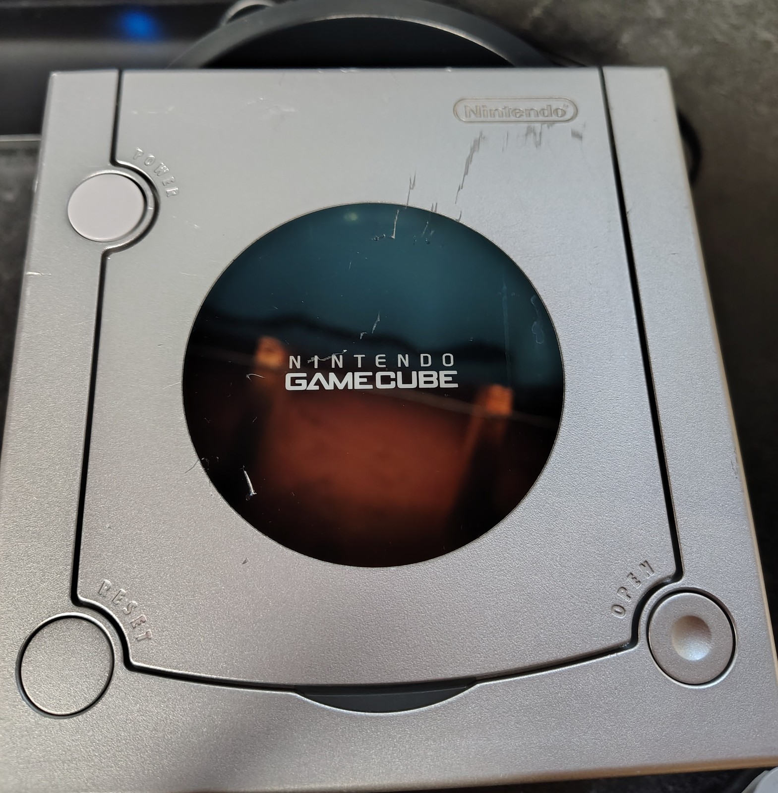 Nintendo GameCube Platinum DOL-101 W/ Game Memory Card Cables & OEM Controller