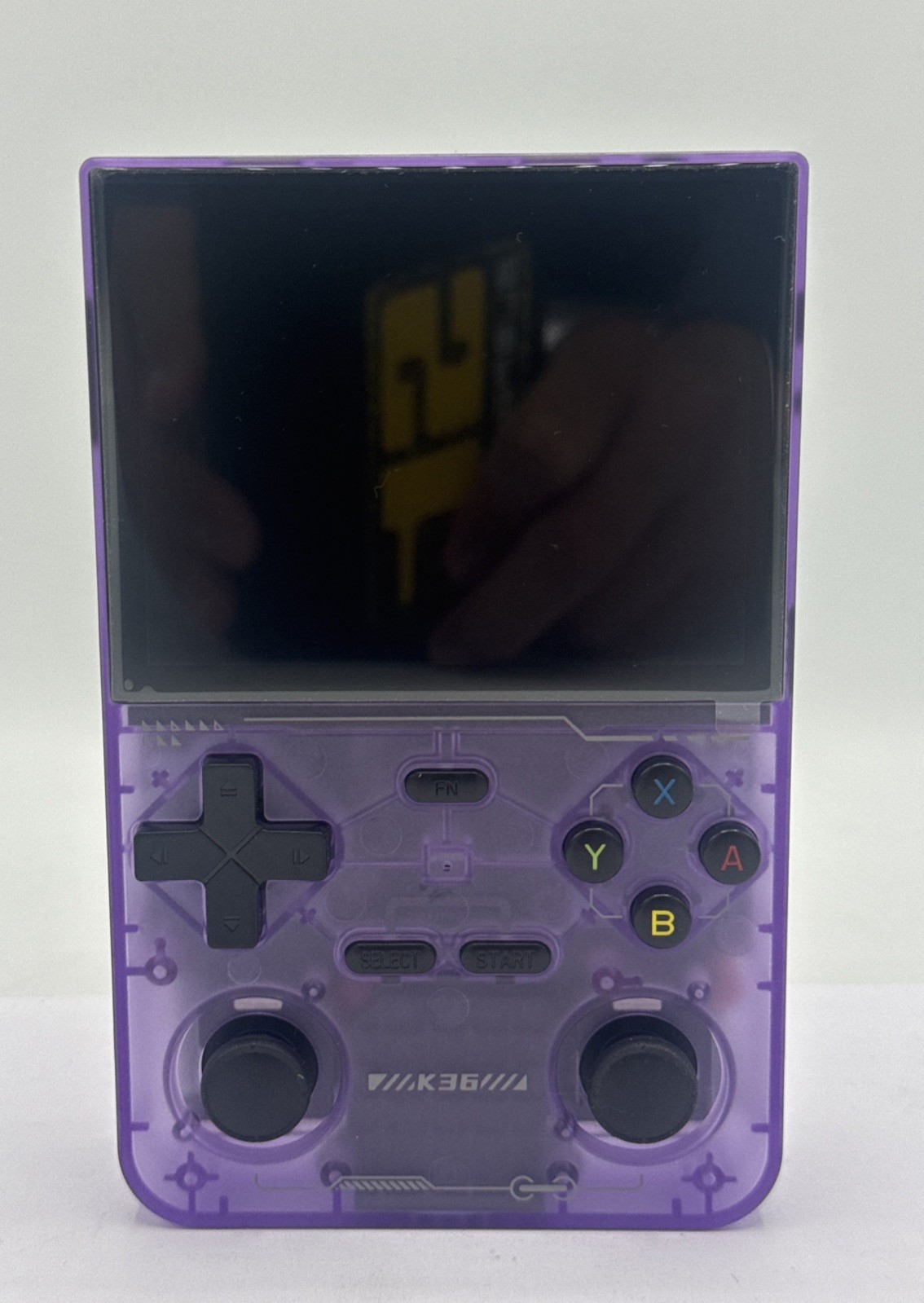 K36 Retro Handheld Video Game Console 16000+ Retro Games! 3.5 in Purple !!
