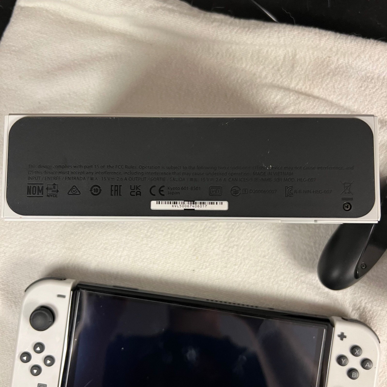 Nintendo Switch OLED Handheld Console White Bundle with MK 11 + Accessories