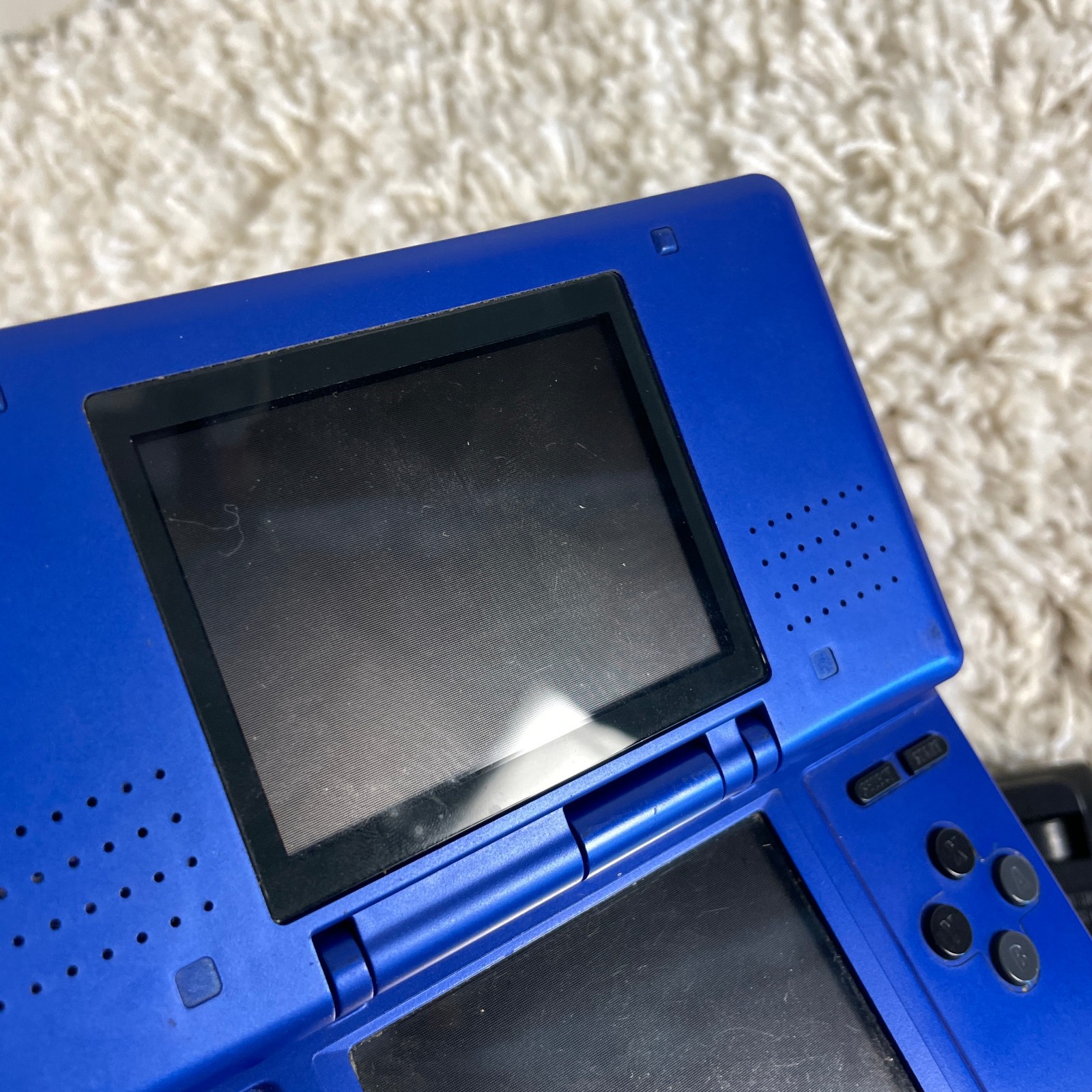 Nintendo DS Original NTR-001 Cobalt Blue Handheld Console System READ