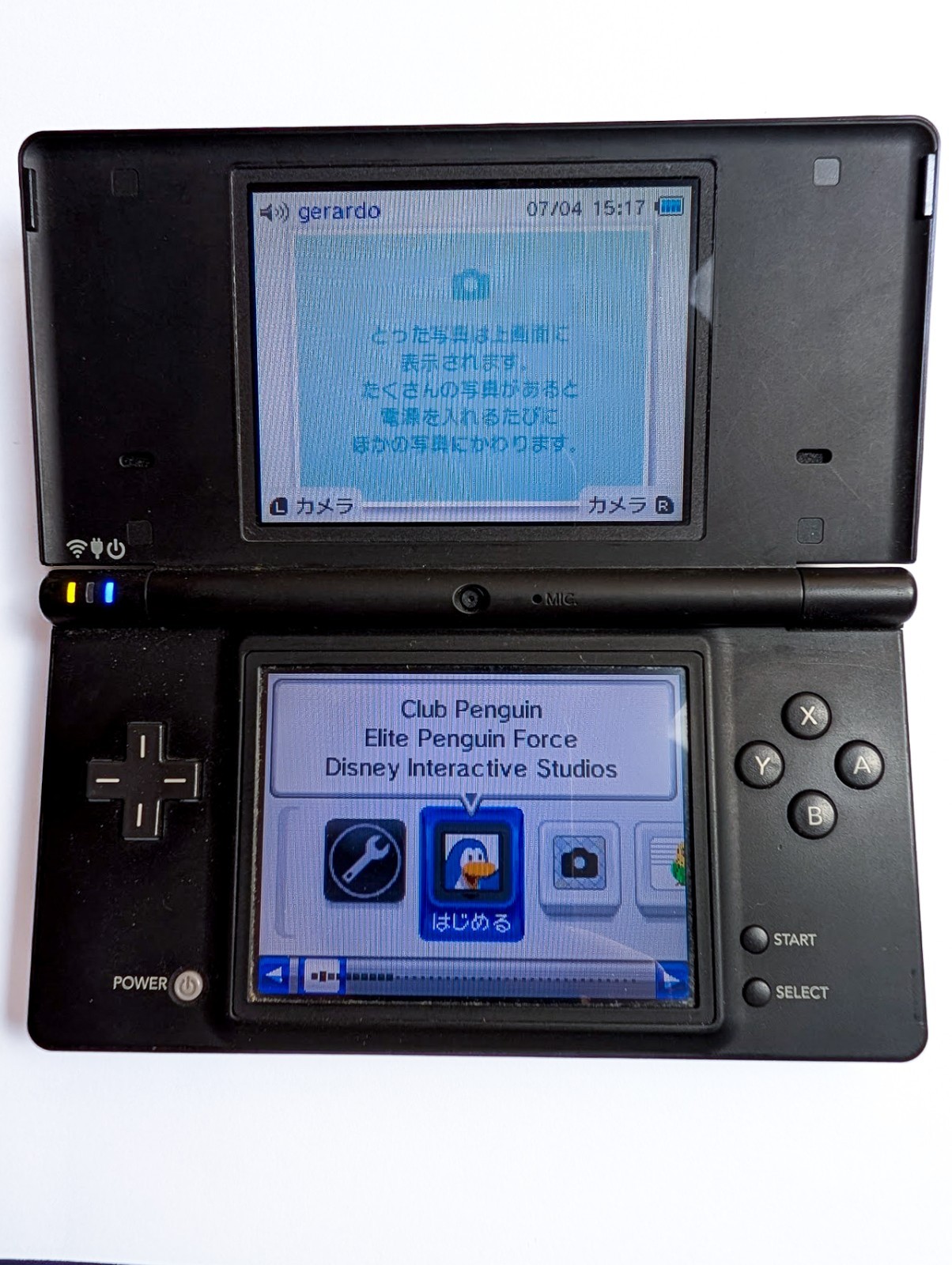 Nintendo DSi Matte Black Console (Japan) – Region Free w/ Charger & 4GB SD Card