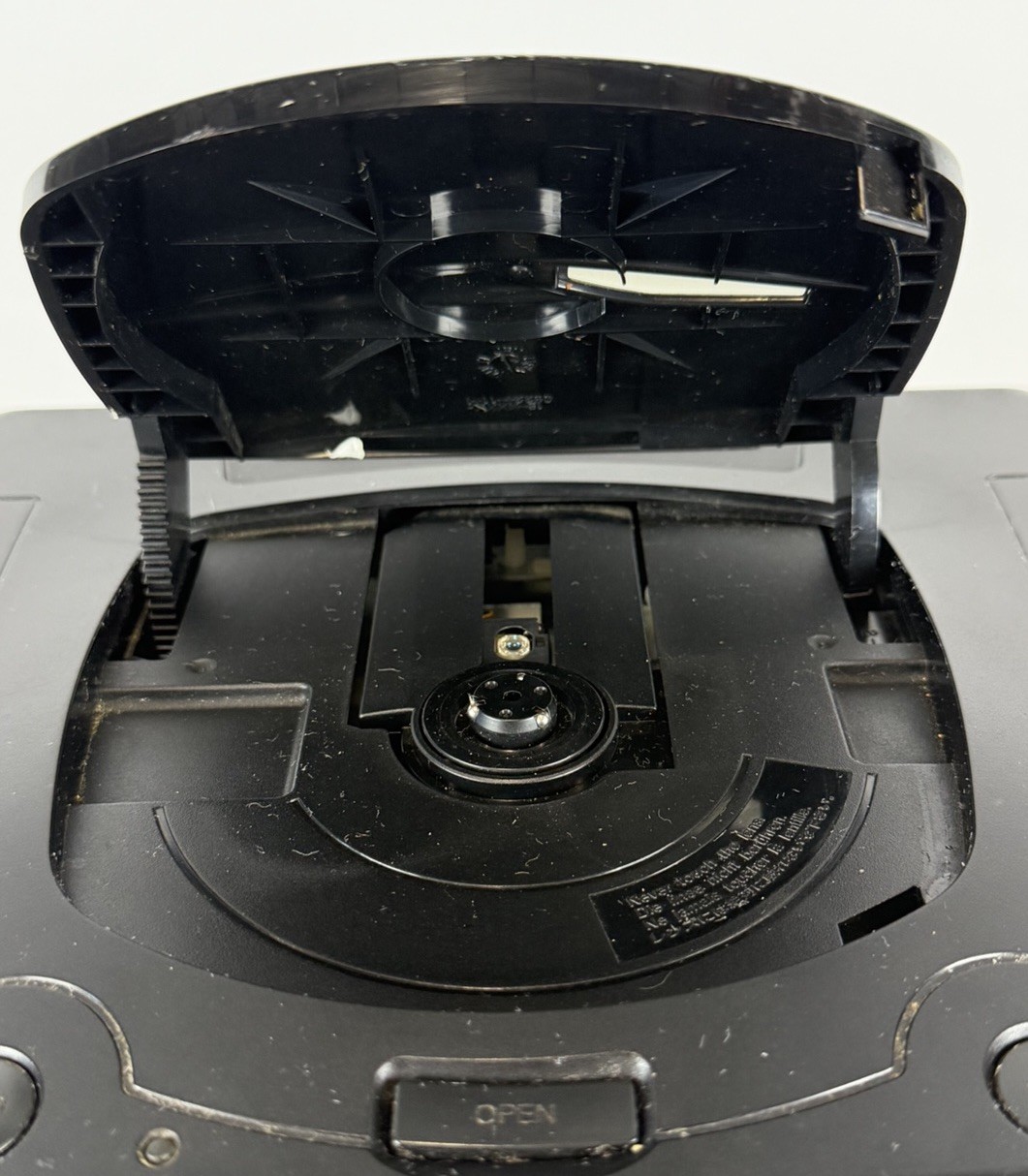SEGA SATURN BLACK VIDEO GAME CONSOLE MK-80000A *TESTED & WORKING*