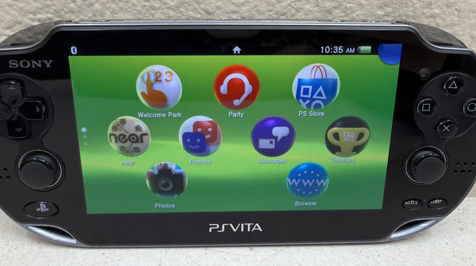 Sony PlayStation Vita Black PCH-1001 OLED With Original Charger and Case