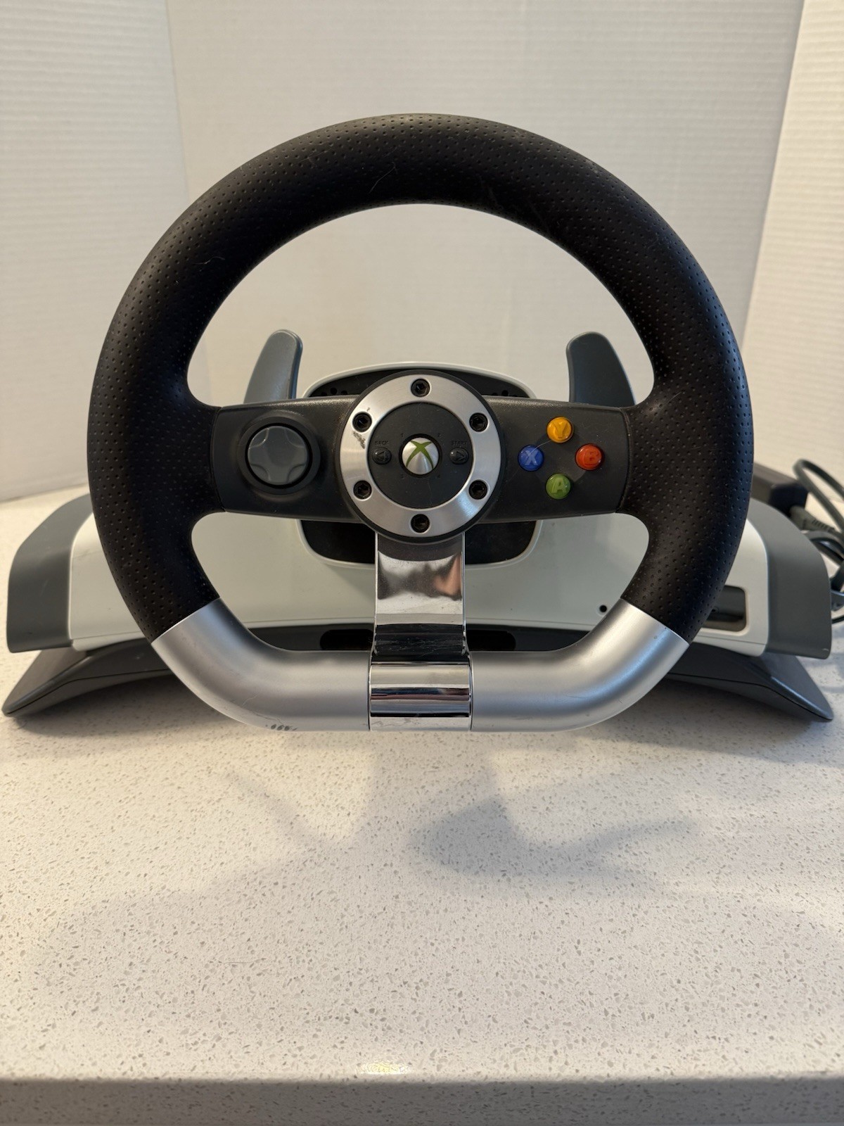 Microsoft Xbox 360 Console With Racing Wheel And Pedal 3 Controllers Tested