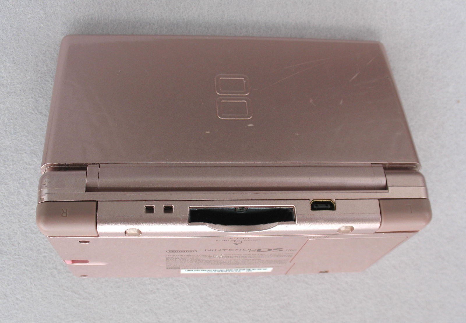 Nintendo DS Lite Metallic Rose UGS-001 bundle