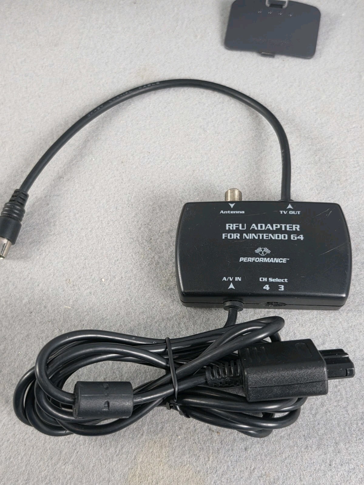 Nintendo 64 N64 Console OEM Controller NBA Courtside RF Adapter Tested Bundle