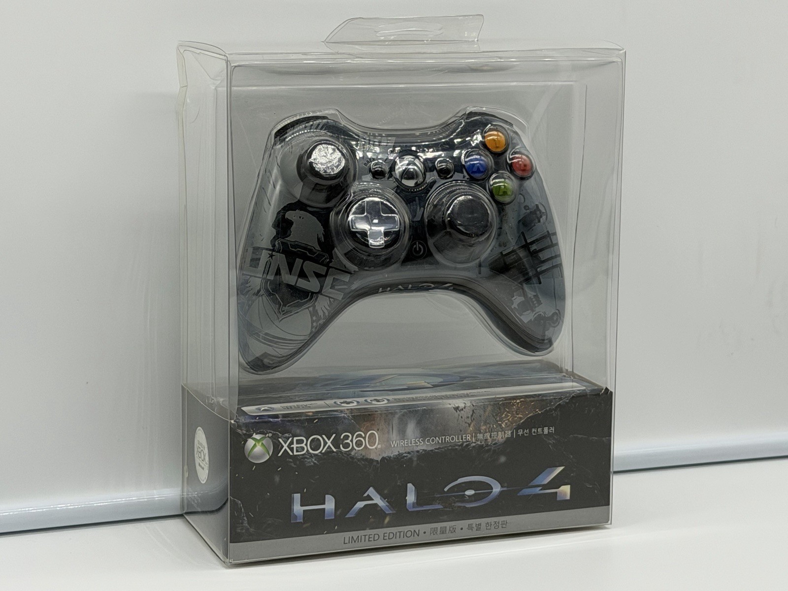 SEALED Halo 4 UNSC Xbox 360 Wireless Controller Korean Limited Edition KoreaRare