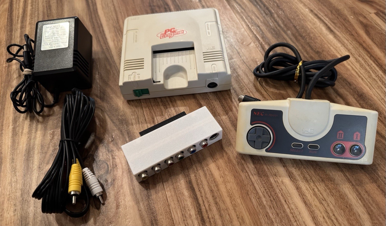 NEC PC Engine Console Bundle Power Supply Controller Japan Import US Seller