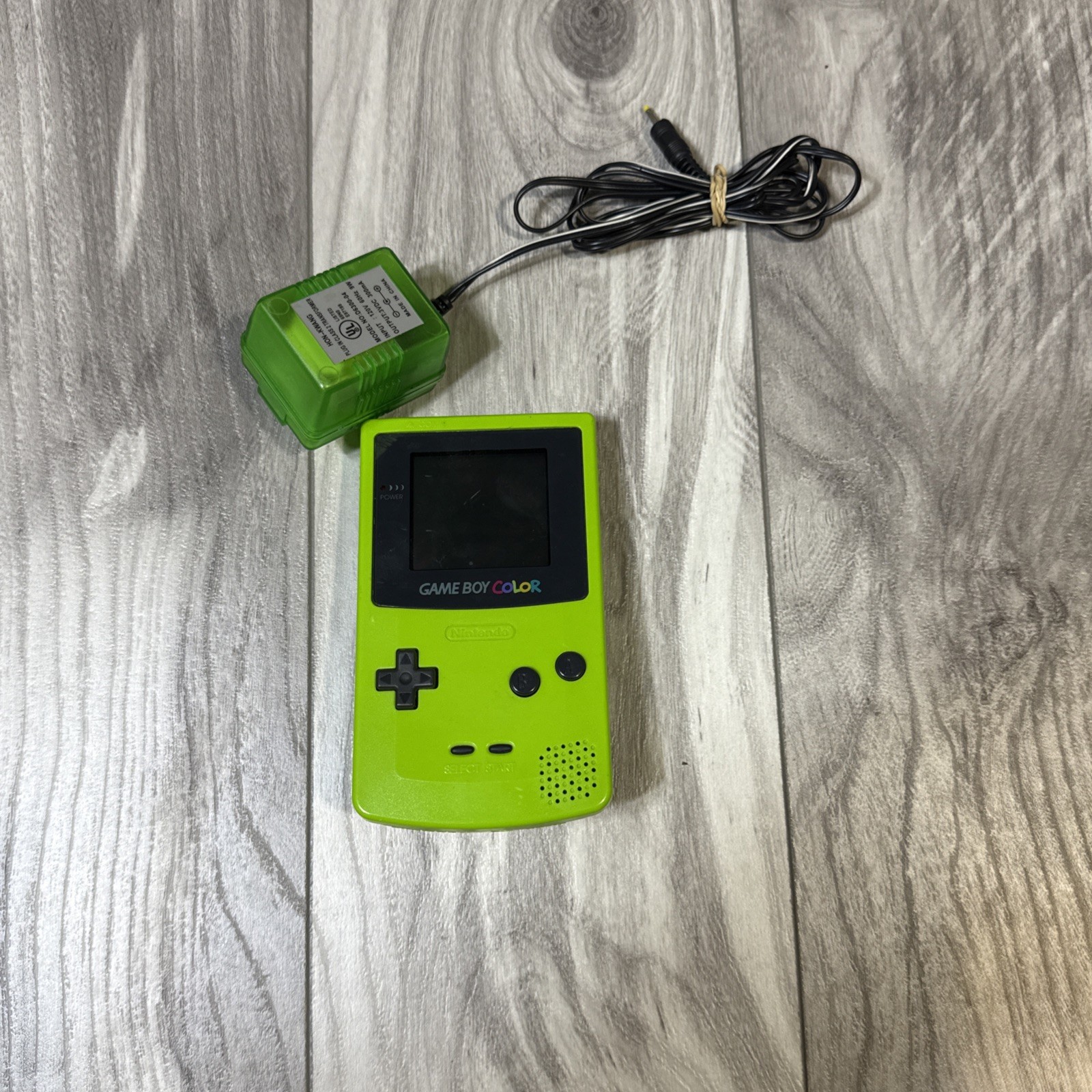 1998 Nintendo Game Boy Color Handheld Console Kiwi Lime (CGB-001) Works
