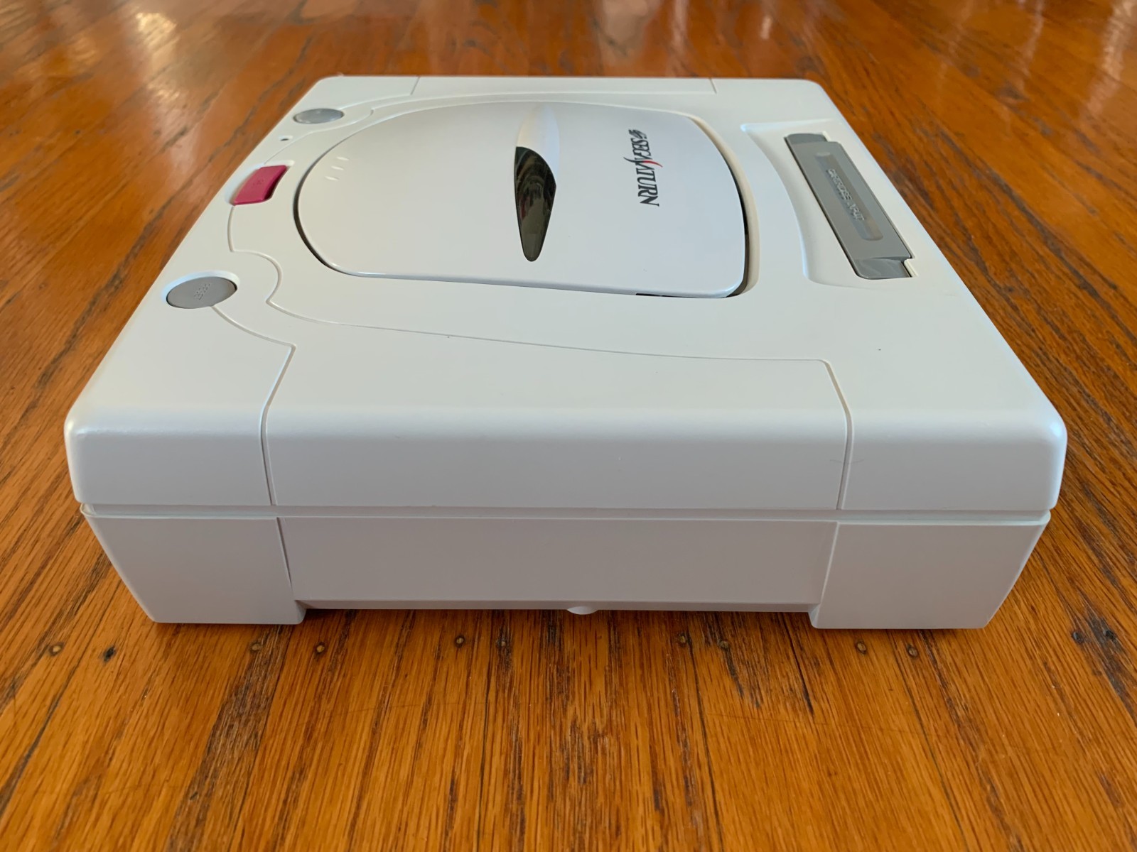 Sega Saturn white Japanese console system Fighters Megamix Daytona USA Circuit