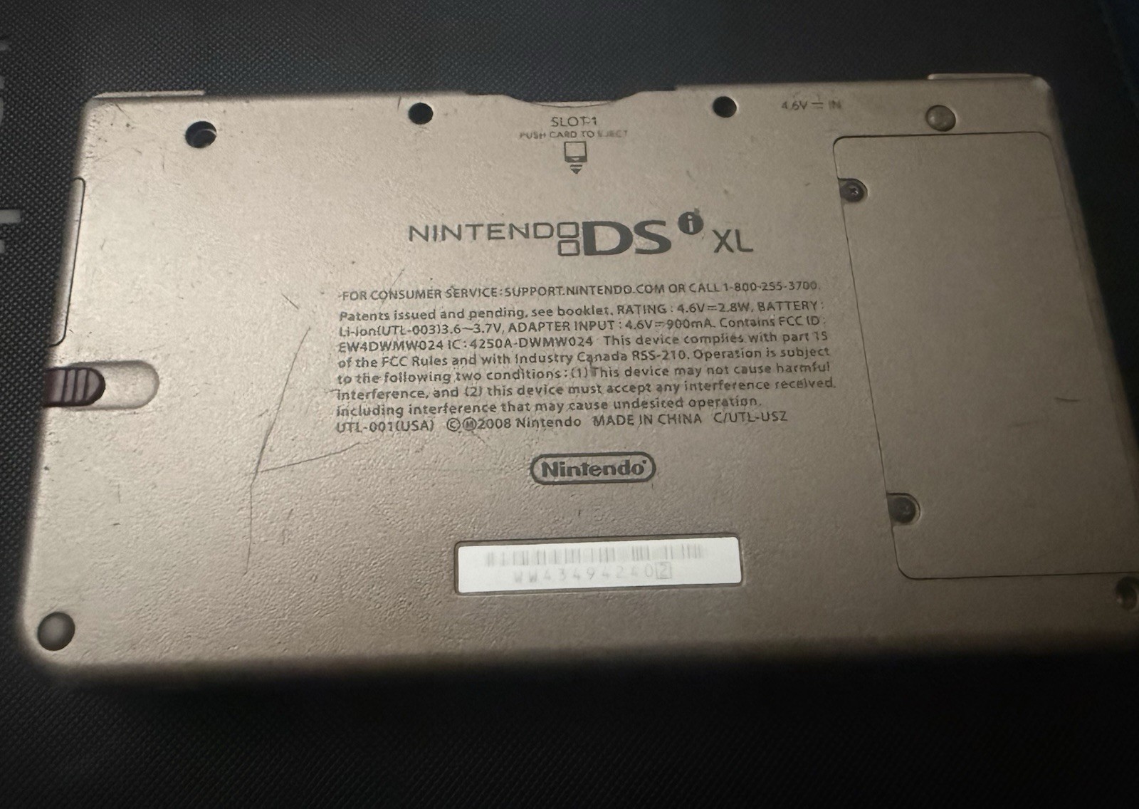 Nintendo DSI XL Bronze System | Without Charger | Mario Kart Included