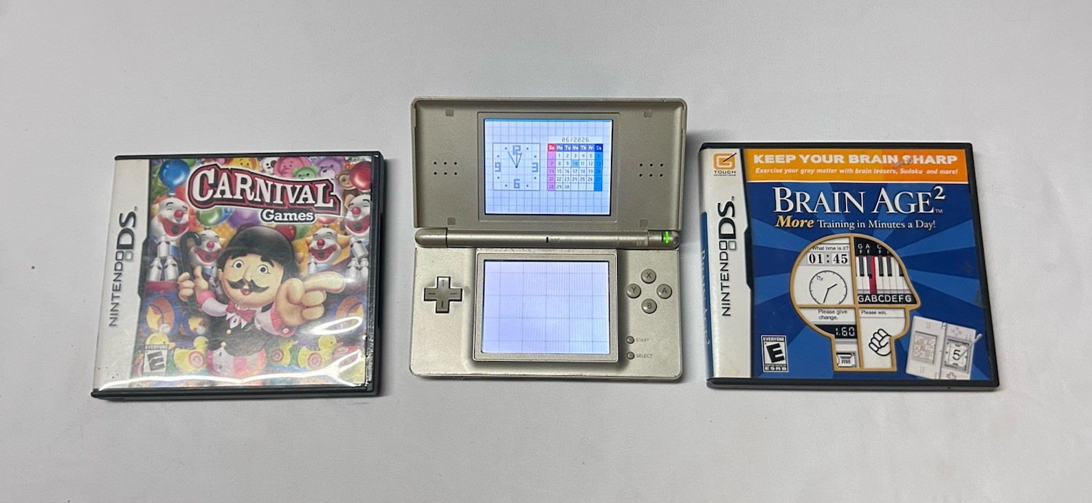 Nintendo DS Lite Console Zelda edition 001 Triforce Working For Parts Or Repair
