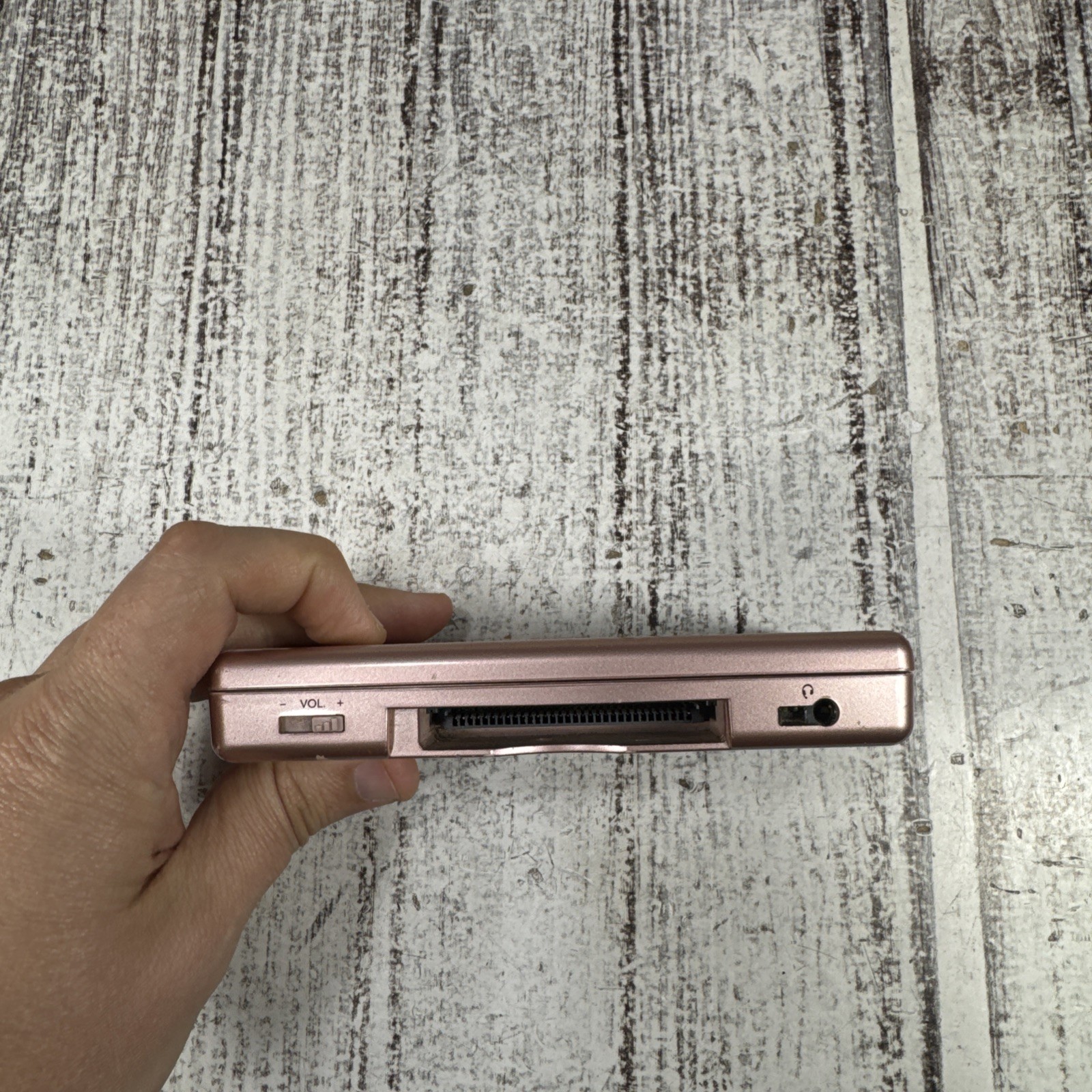 Nintendo DS Light Metallic Rose Pink USG-001 Handheld Console- Has Issues Read