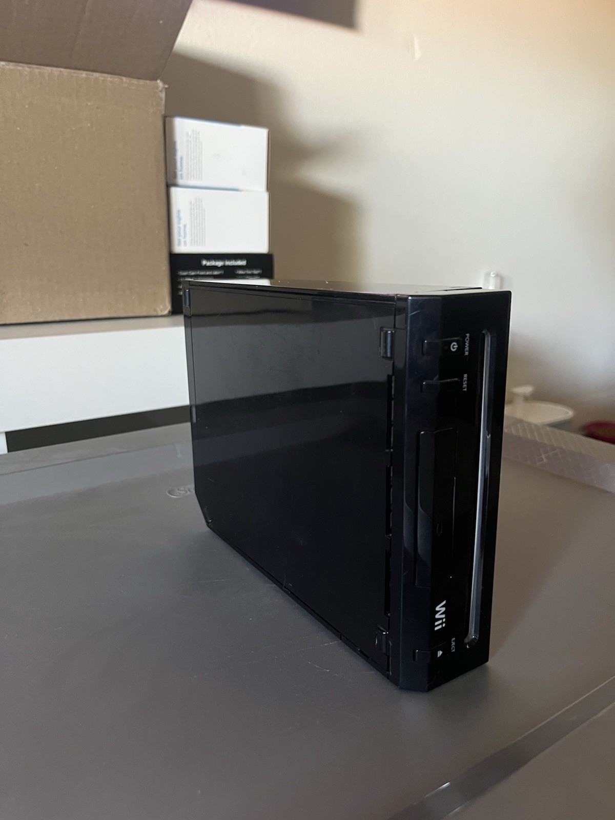 Nintendo Wii Gamecube Compatible RVL-001 Tested Works Console ONLY Black