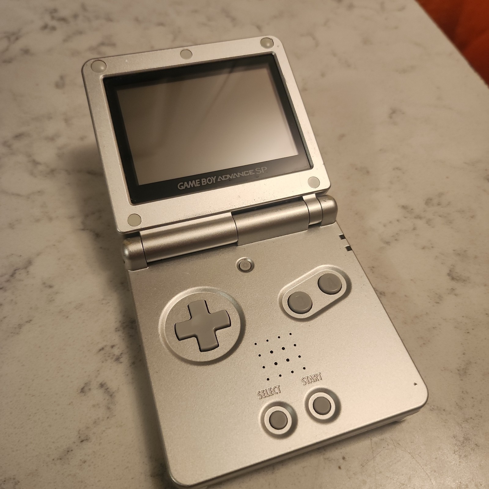 Game Boy Advance GBA SP AGS 001 Handheld System – Silver – Tested/Works