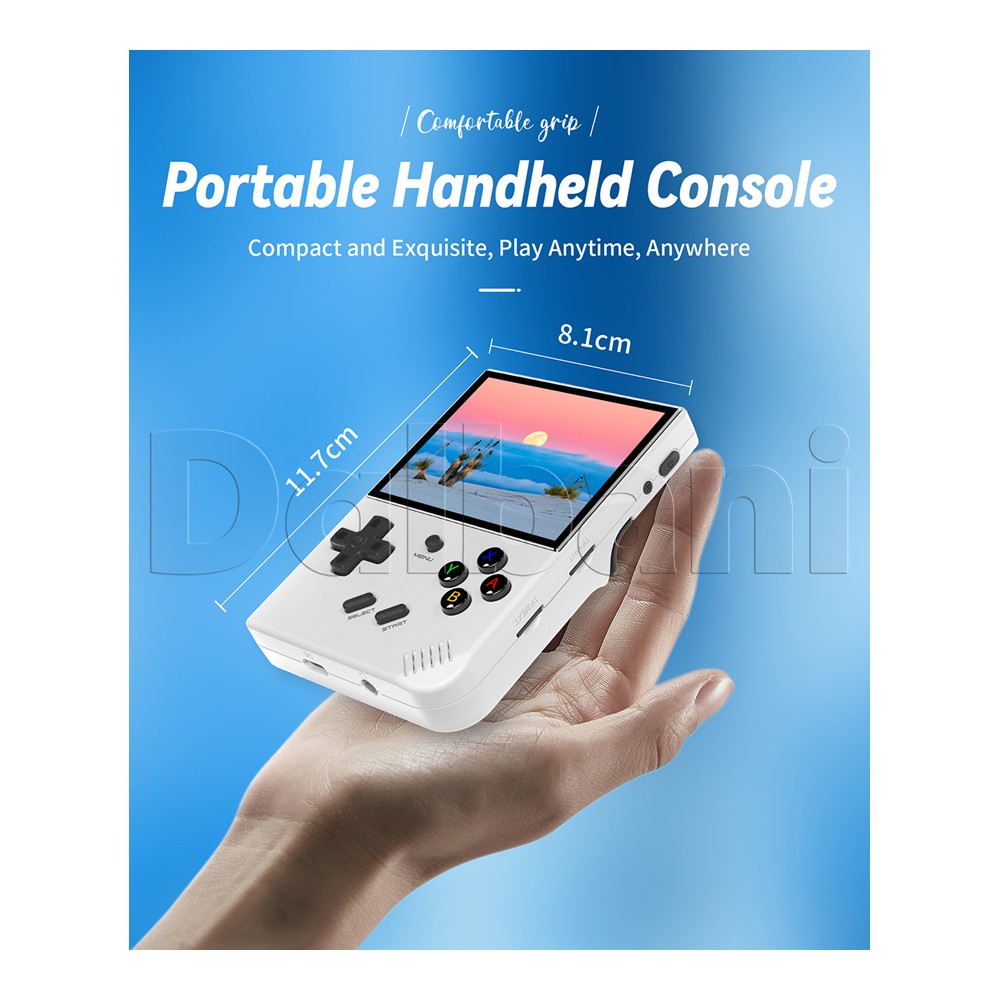 RG35XX Plus Anbernic Black Retro Game Console 3300mAh Linux System