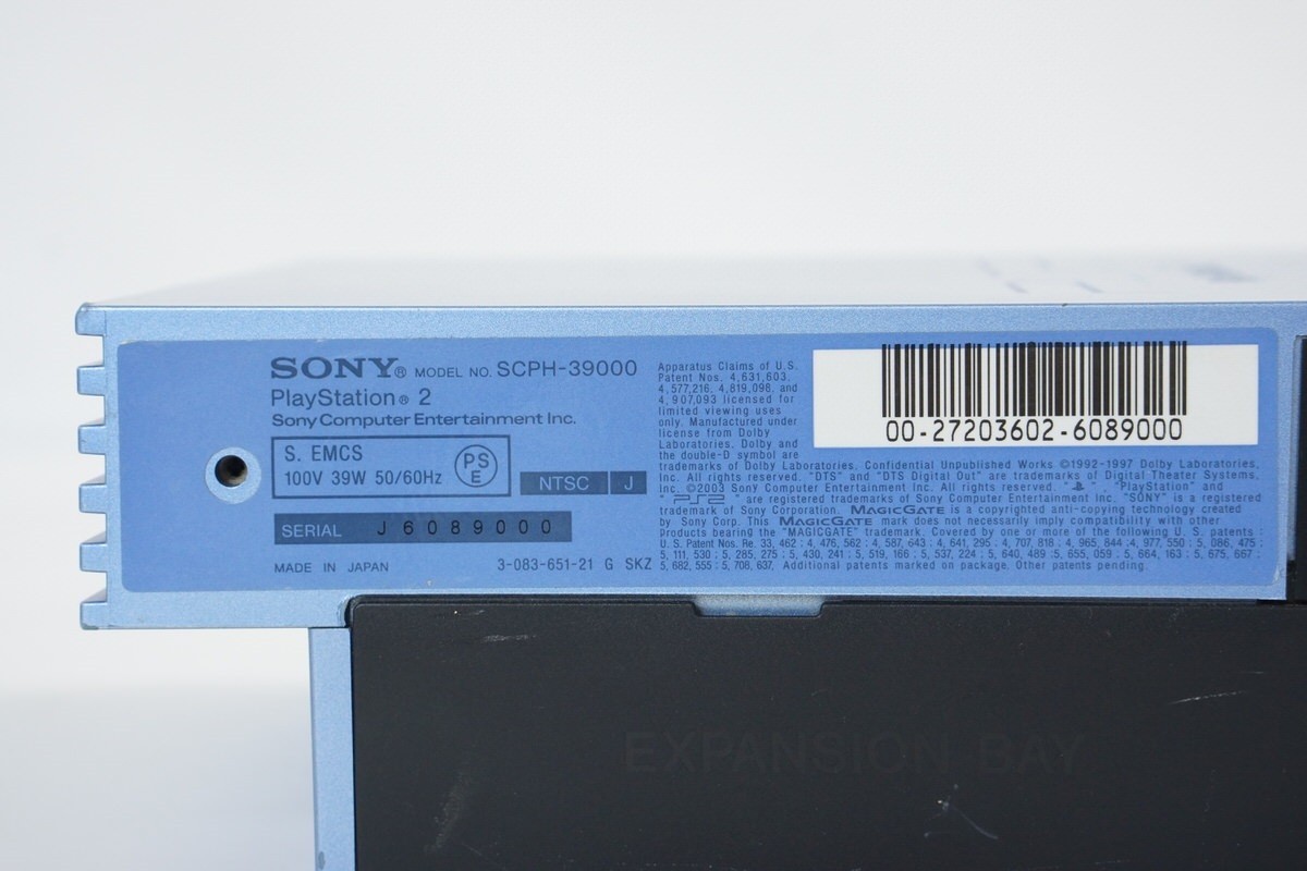 PS2 Console SCPH-39000 AQ AQUA Tested System Japan Playstation 2 NTSC-J 6059828