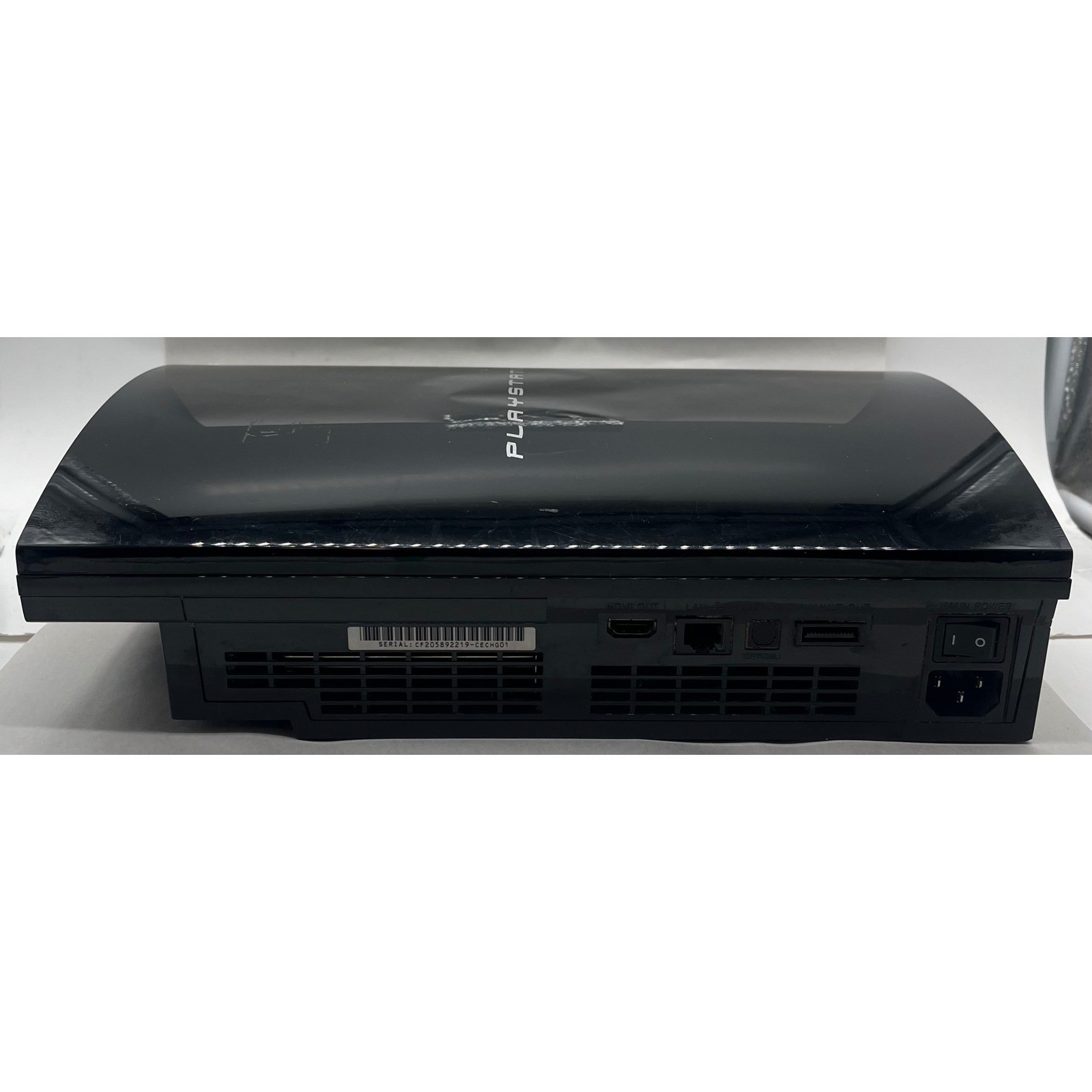 Sony PlayStation 3 Fat Console 40GB Piano Black CECHG01 Bundle Cables For Parts