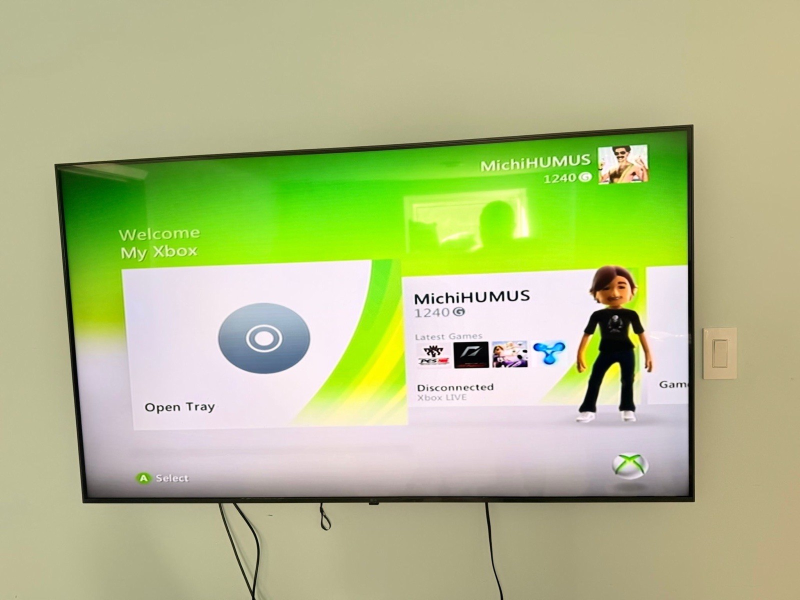 Microsoft Xbox 360 20GB White Video Game Console Gaming System Tested With Cable
