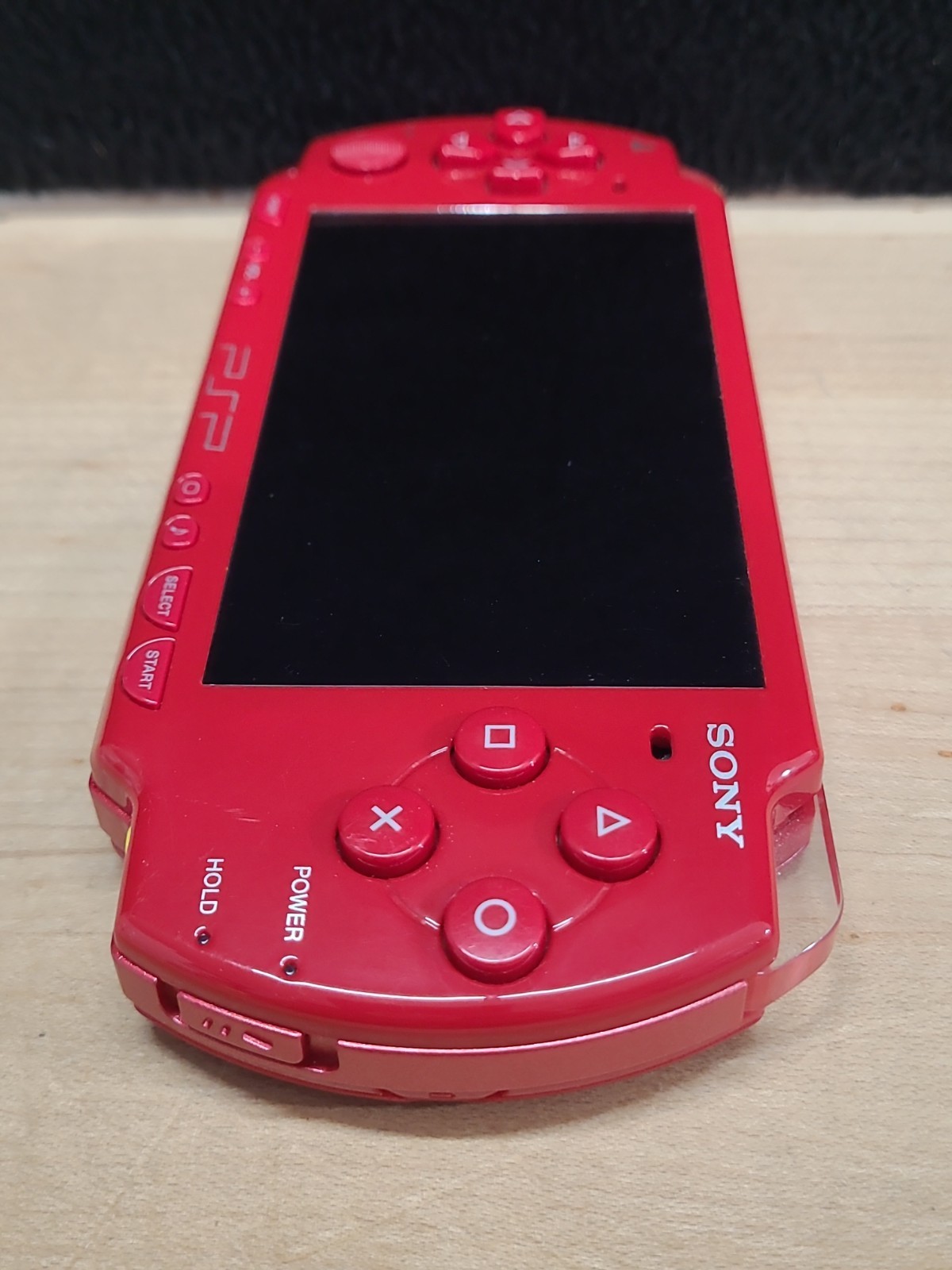 Sony PlayStation Portable PSP-2001 God of War Edition Red Console W/Game New Bat