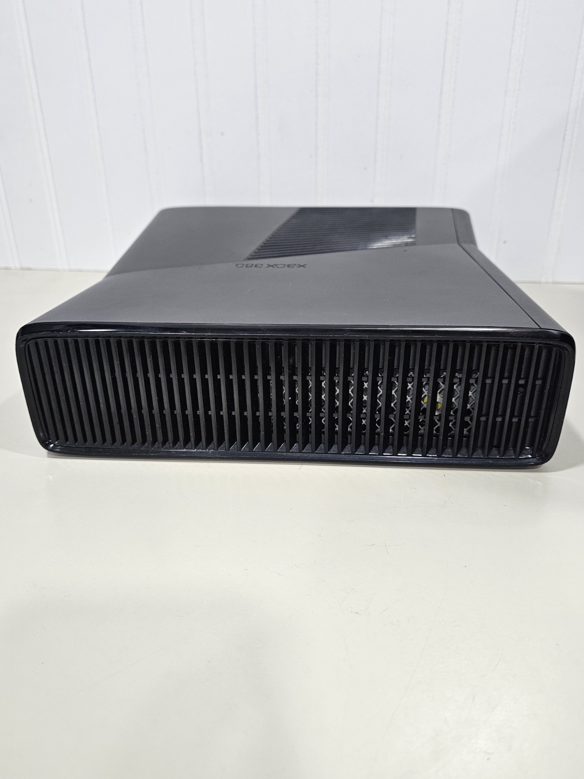 Microsoft Xbox 360 Only S Slim Black 250GB Console Only 1439 Reset Tested….
