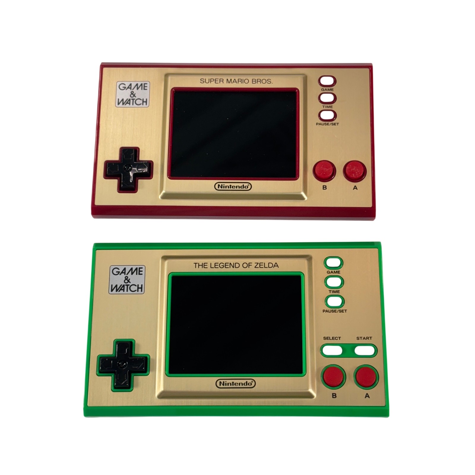 Nintendo Game & Watch The Legend of Zelda/Super Mario Bros Gaming Bundle