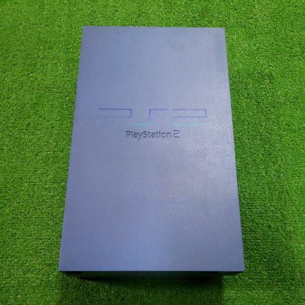 Sony PlayStation 2 SCPH-39000 Console Cable Controller blue PS2 tested working