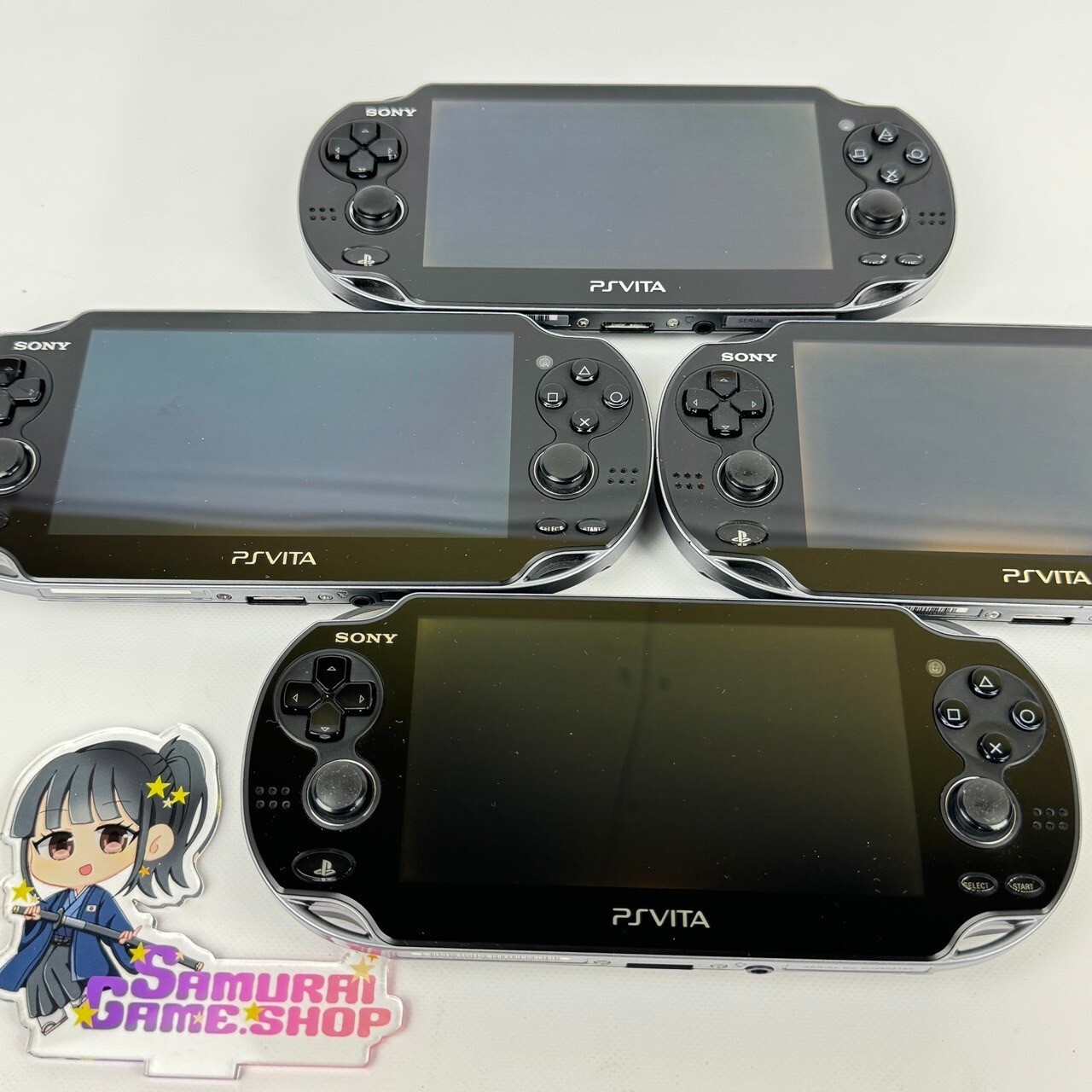Sony PlayStation PS Vita PCH-1100 Crystal Black 3G/Wi-Fi Model 1 Console ONLY
