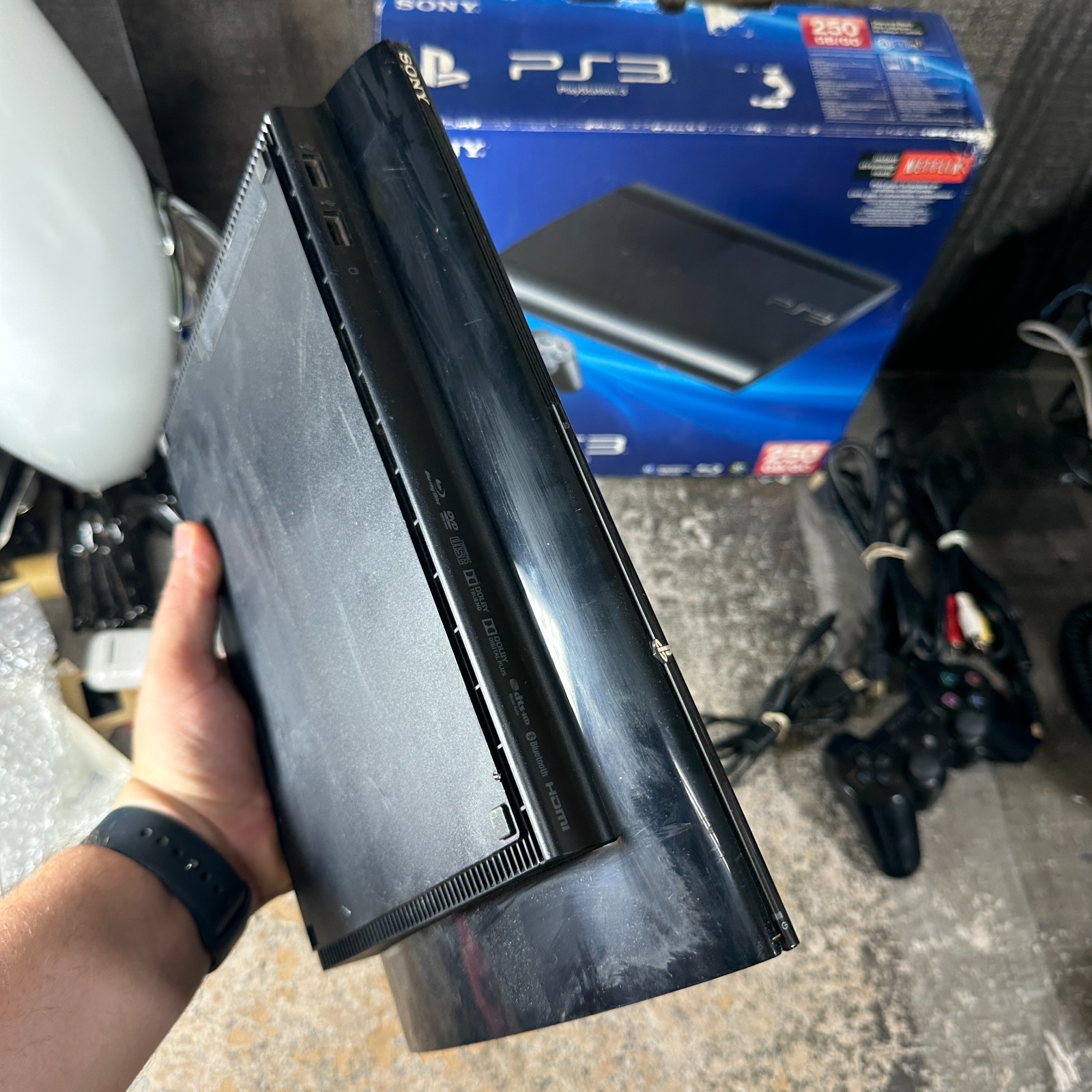 Sony PlayStation 3 Super Slim CECH-4001B Gaming Console – Black