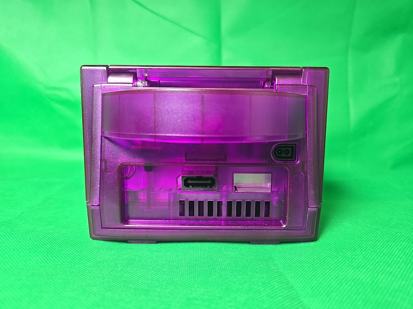 Nintendo GameCube Purple Transparent Console US NTSC-U/C Blue LED