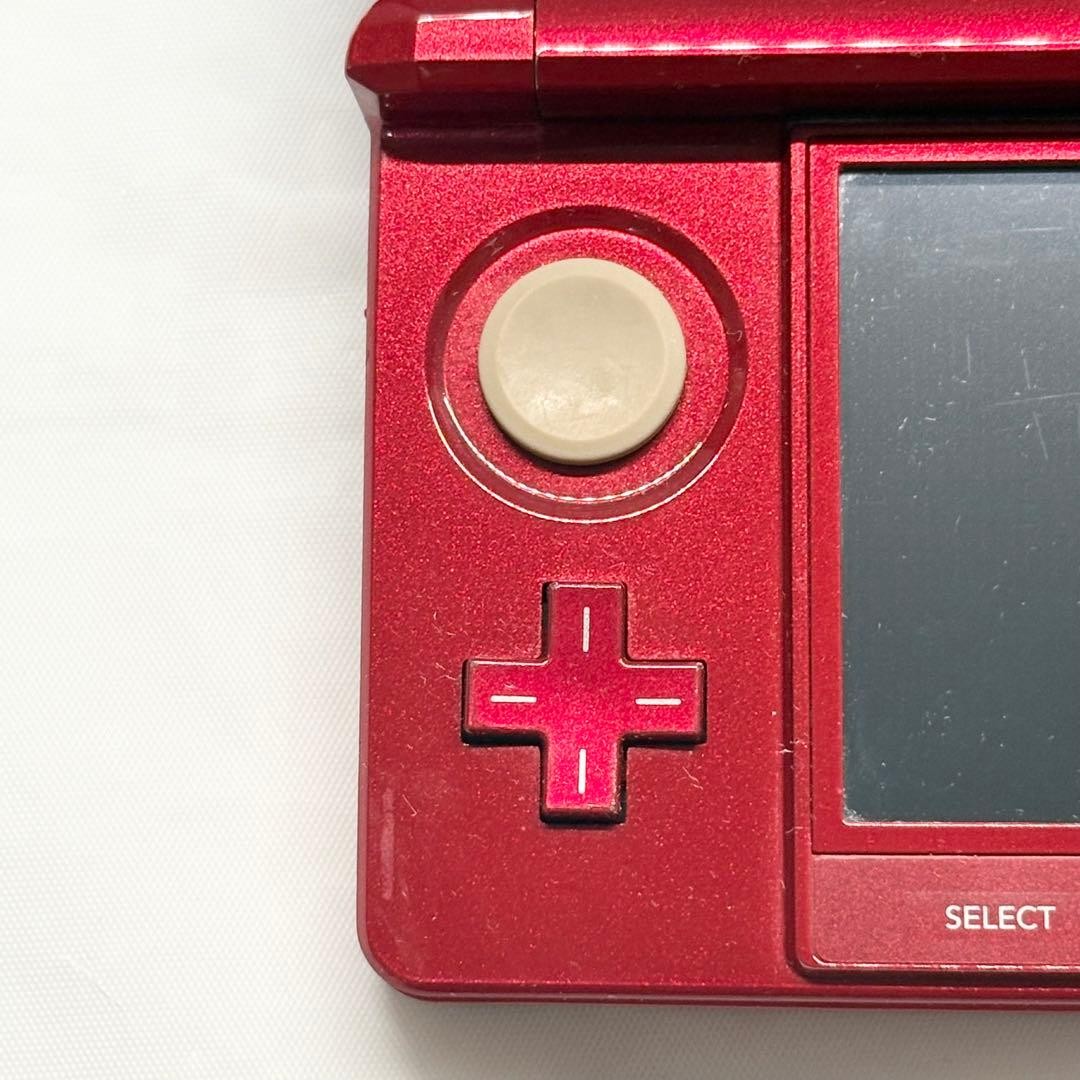 Nintendo 3DS Flare Red with compatible charger and SD card, confiRMed working.