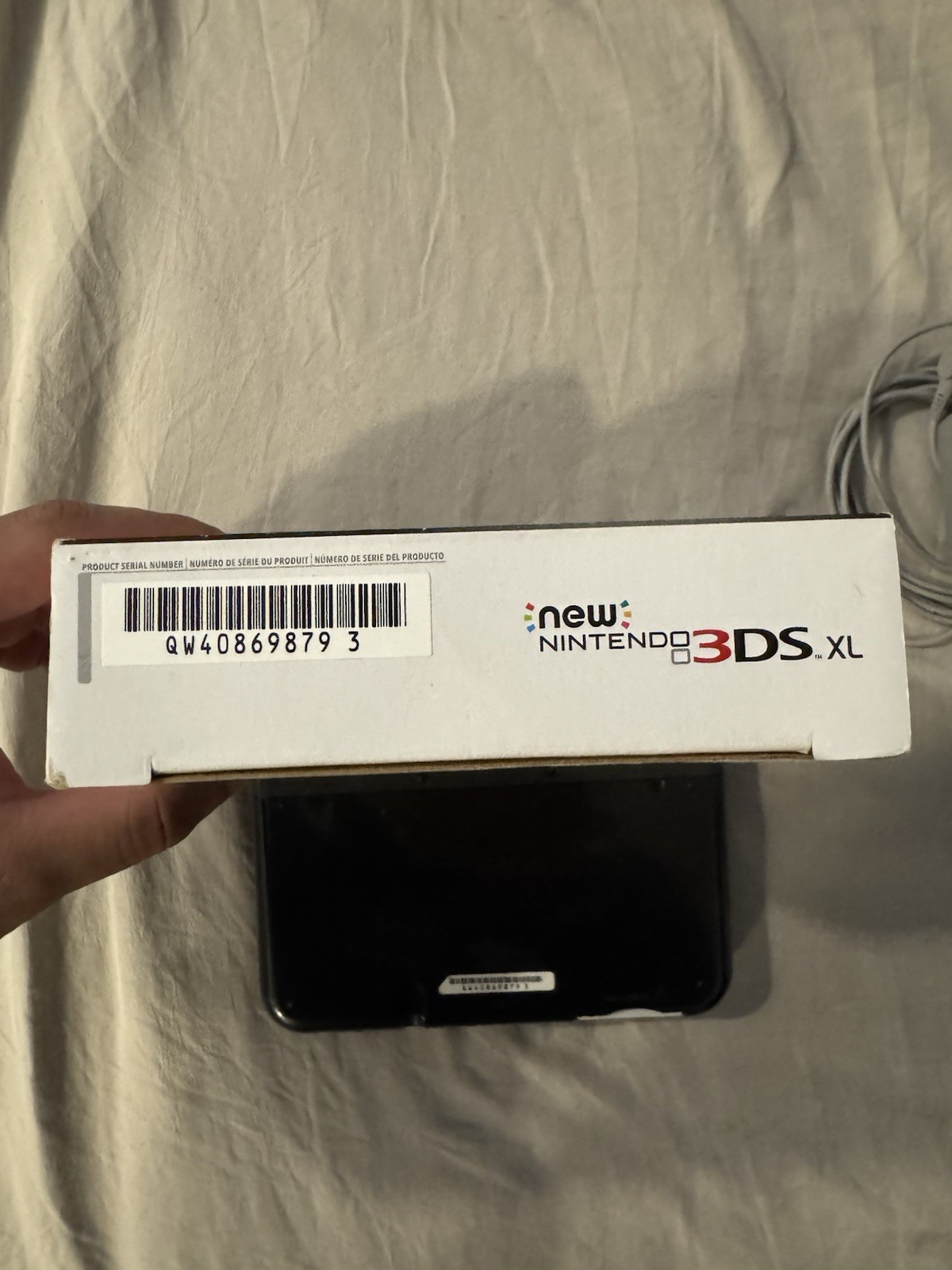 New Nintendo 3DS XL Metallic Black Console USA/Canada Ver. Matching Box + Manual