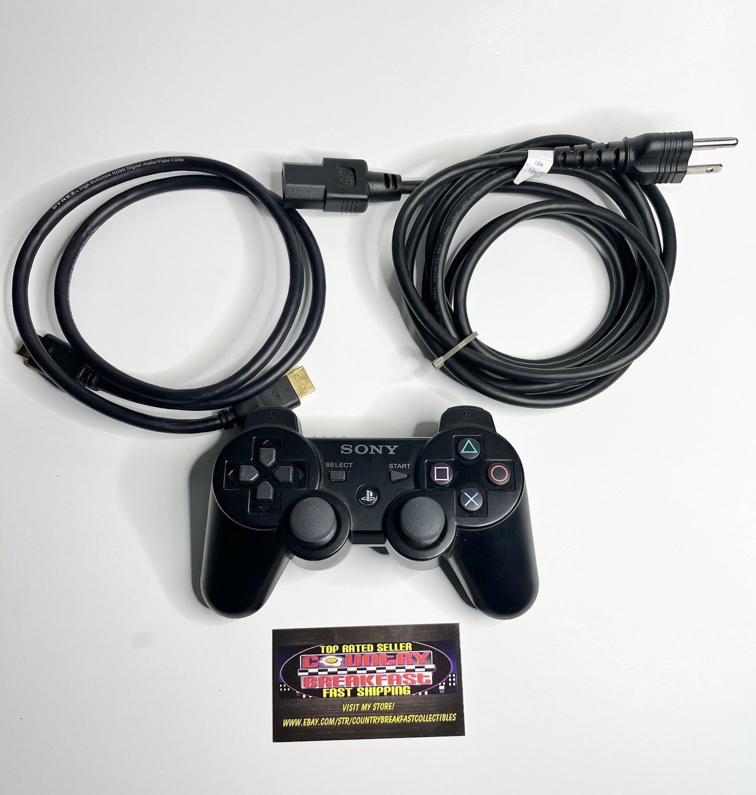 Sony Playstation 3 PS3 CECHK01 80GB Fat Console w/ Controller HDMI Tested Nice!