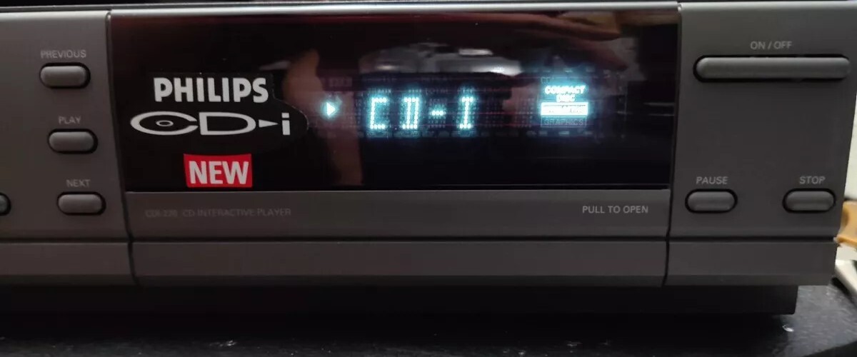 Philips CDi Console CDi 220 Matchline,Game,RCA Cable And current,do not control.