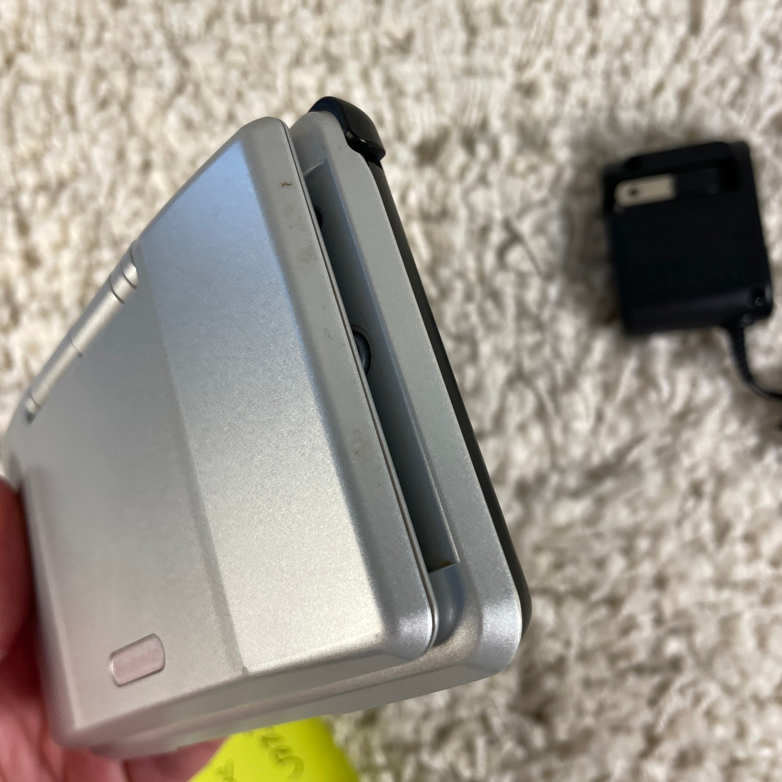 Nintendo DS Original NTR-001 Titanium Silver Handheld Console System READ