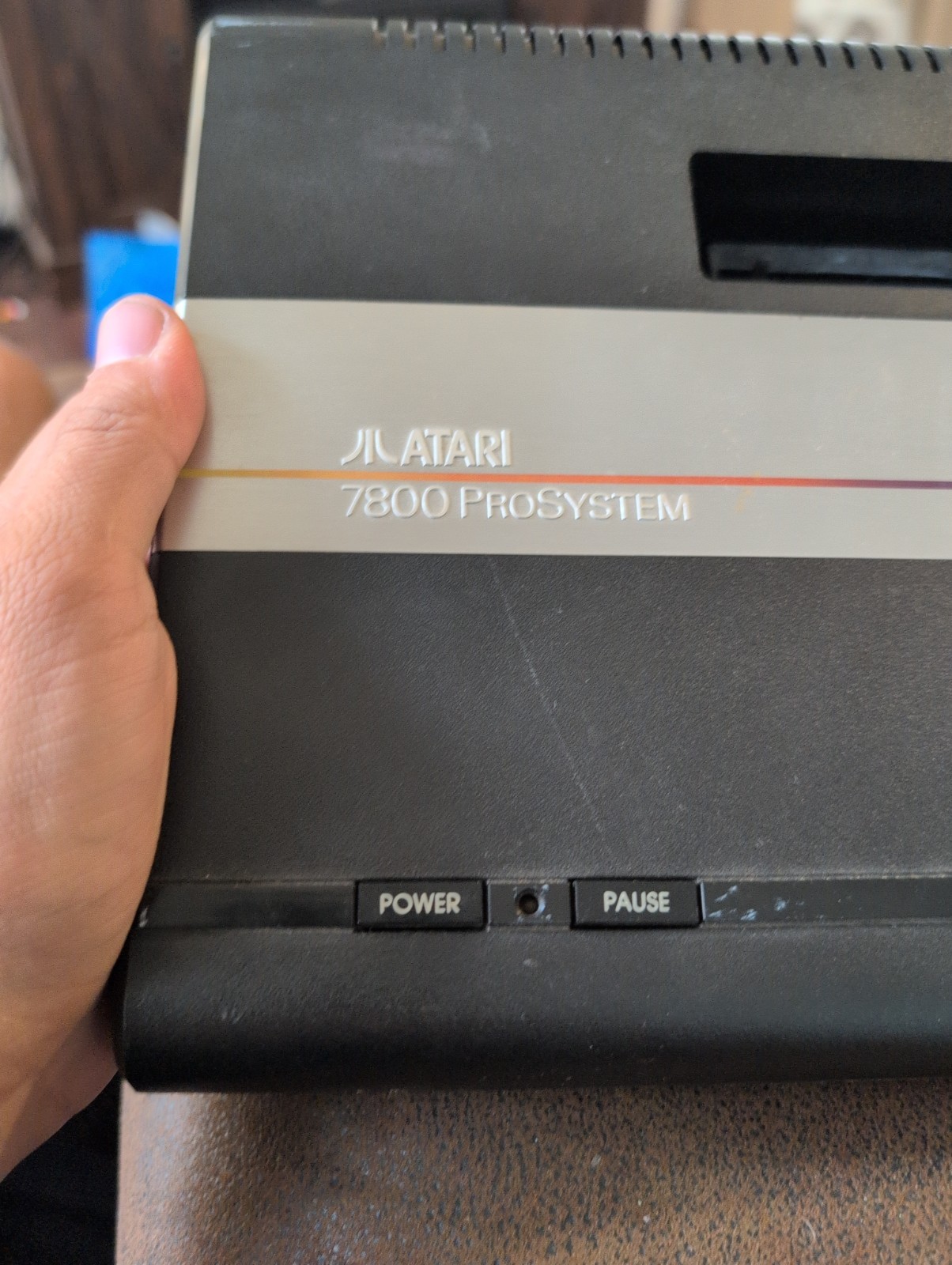 Atari 7800 ProSystem Retro Vintage Video Game Console Only No corda
