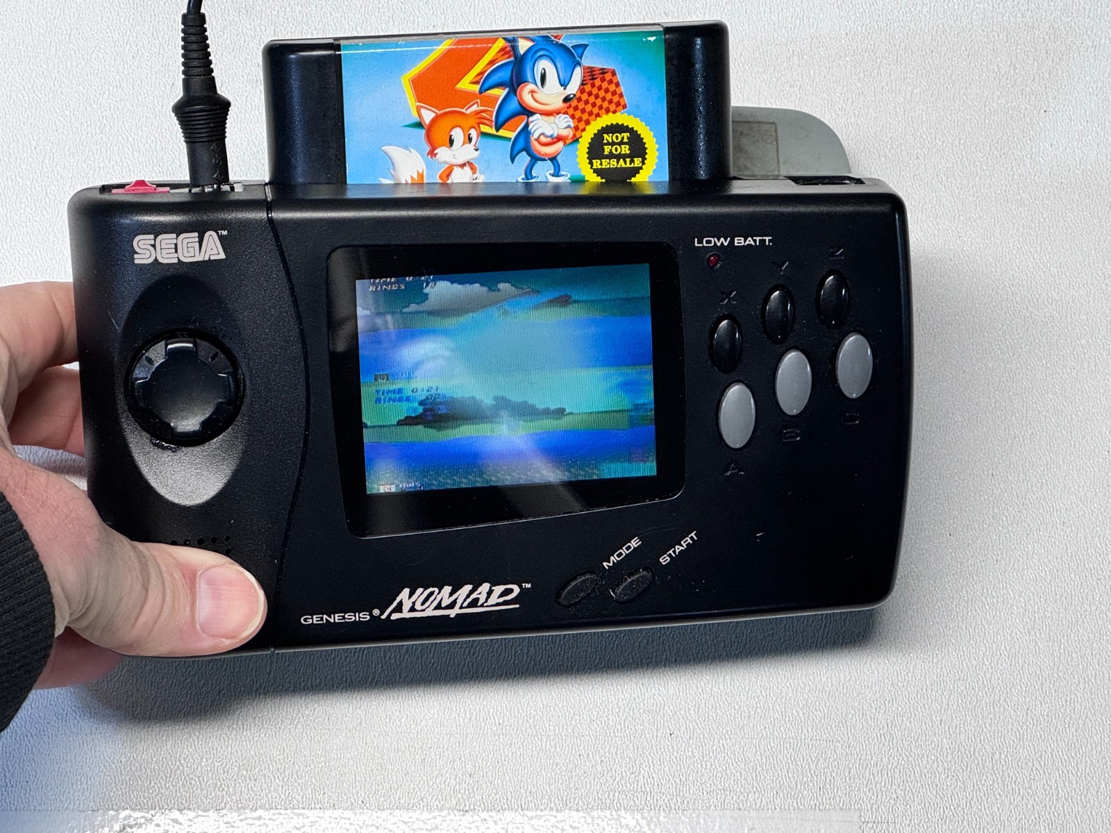 Sega Nomad Handheld Console Broken For Parts or Repair – As Is