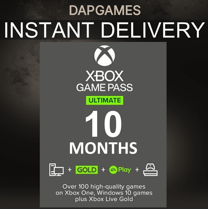 10 Months Xbox Game Pass Ultimate Membership top-tier