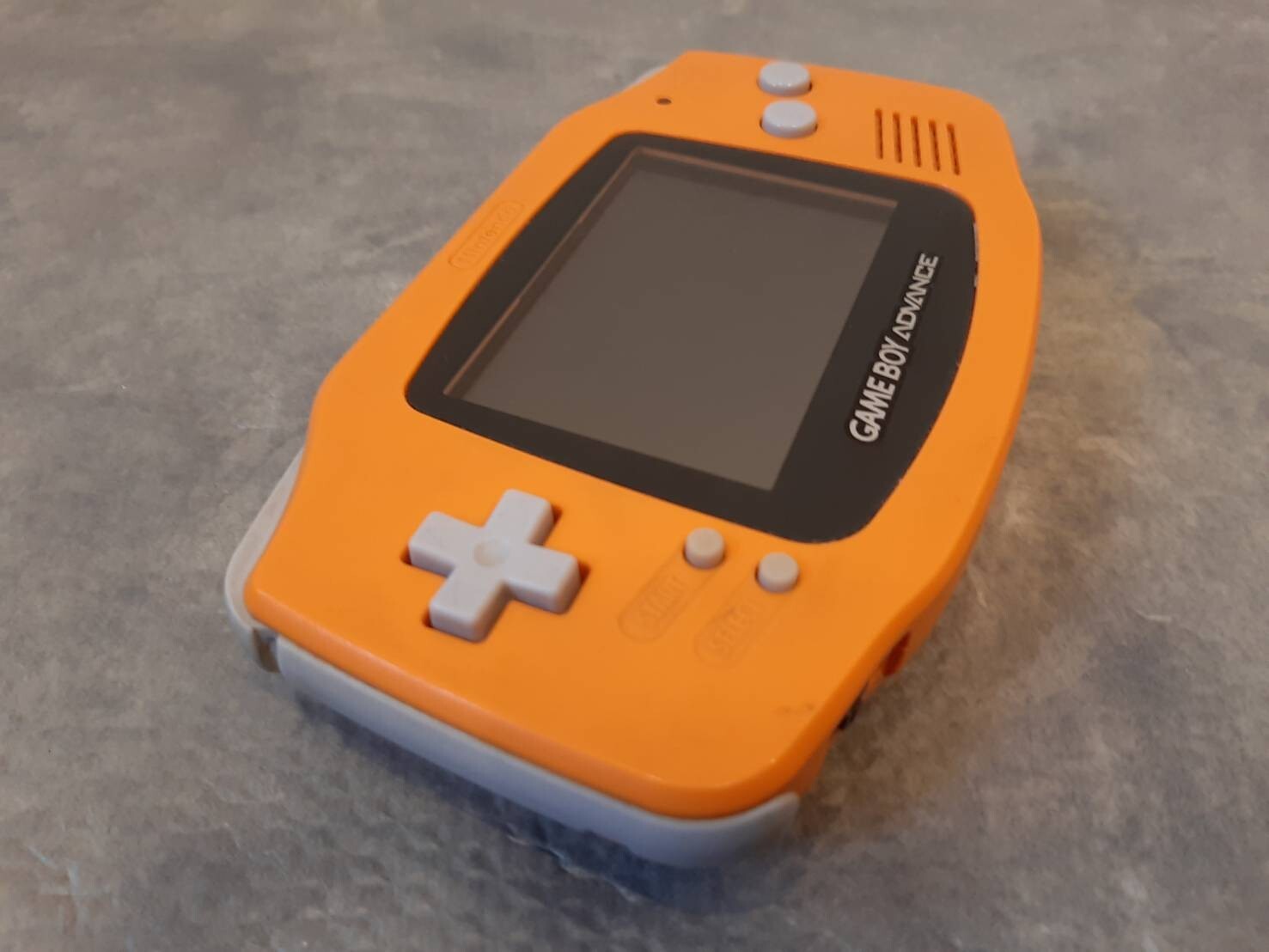 Nintendo Game Boy Advance GBA Orange Handheld Console In Box JP