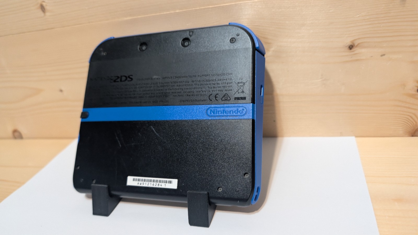 Nintendo 2DS Blue/Black US Version W/SD & Cable *Tested*