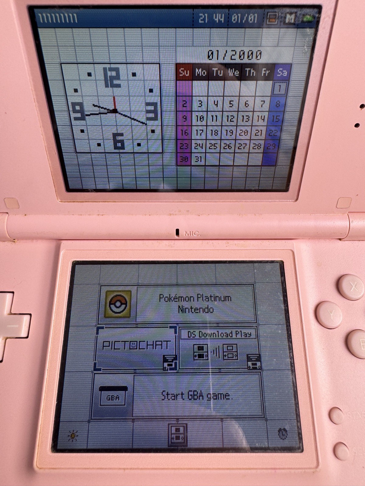 Nintendo DS Lite Tested Working No Charger No Games included Pink See pictures￼