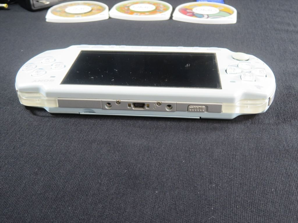 PSP 2000 Console SONY playstation portable Felicia Blue Japan 3 game for parts