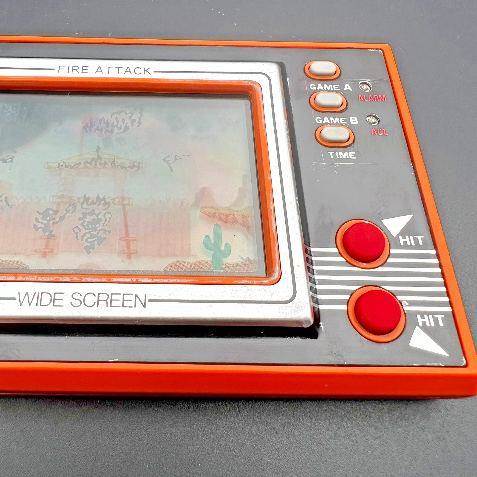 Nintendo Game & Watch FIRE ATTACK ID-29 Wide Screen 1982 [JUNK] Tested Works