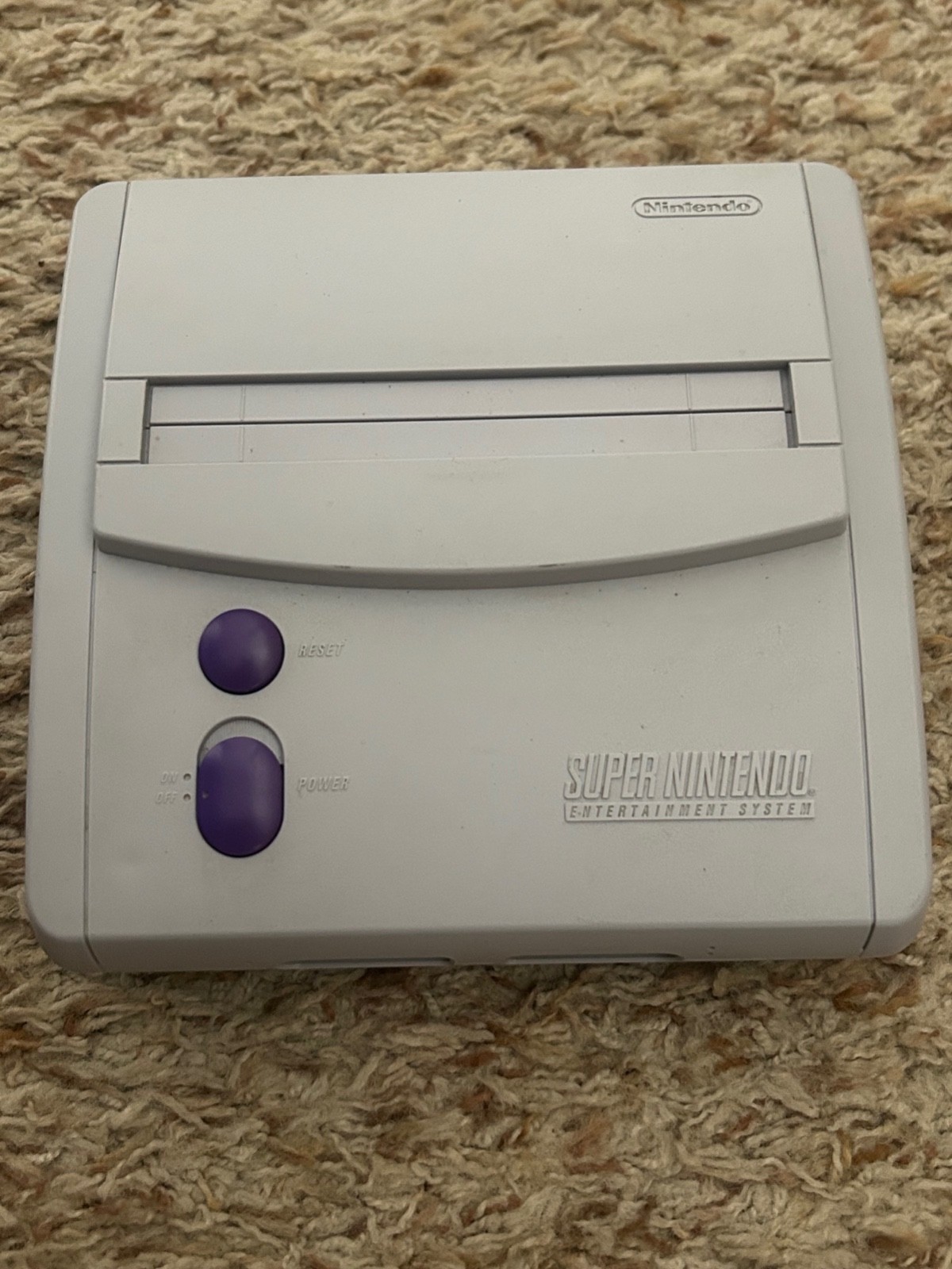 Super Nintendo SNES JR Console SNS-101 w/ Cords, Controller and Three Games!