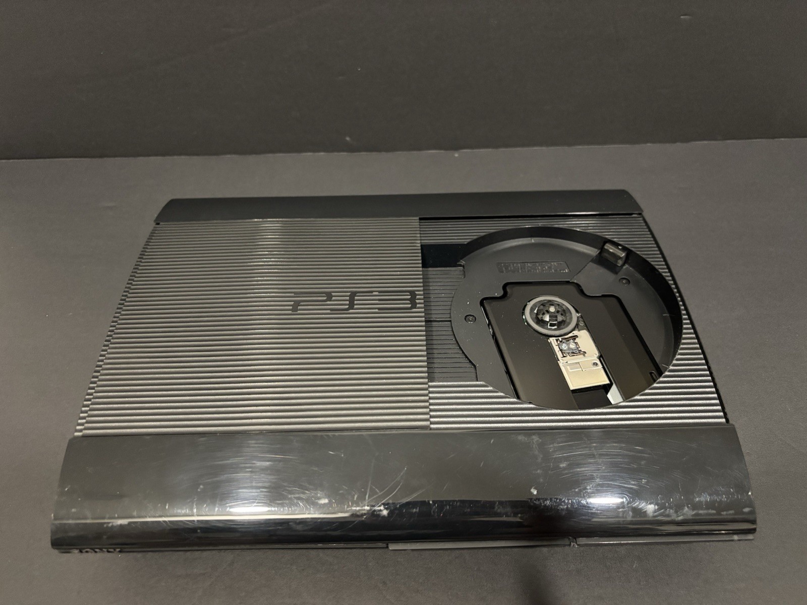 PS3 PLAYSTATION 3 SUPER SLIM 12GB SYSTEM CONSOLE IN BOX CIB TESTED & WORKING