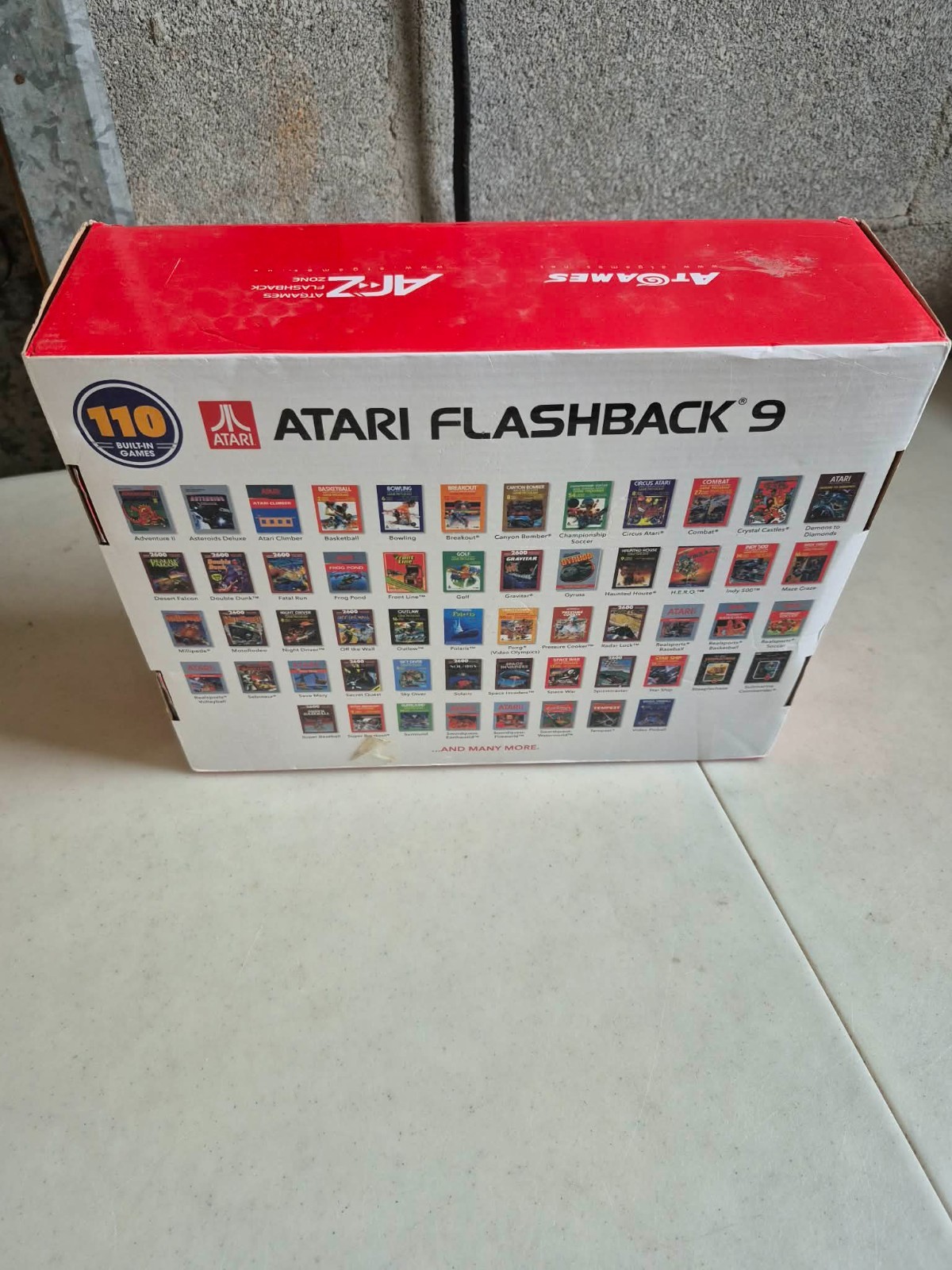 Atari Flashback 9 HDMI Retro Console Built-in Games 2 Controllers WORKS IN BOX