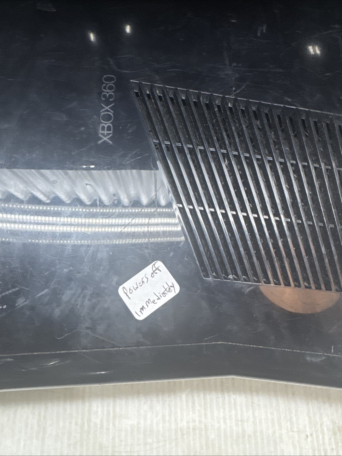 Microsoft Xbox 360 S Black Console Repair Or Parts Overheating Powers Off